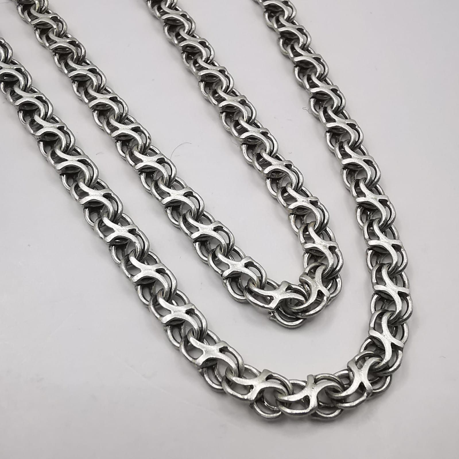 Sterling Silver Vintage Beautiful Jewelry Chain,925 Sterling Silver 18,46g Size ONE SIZE - 2 Thumbnail