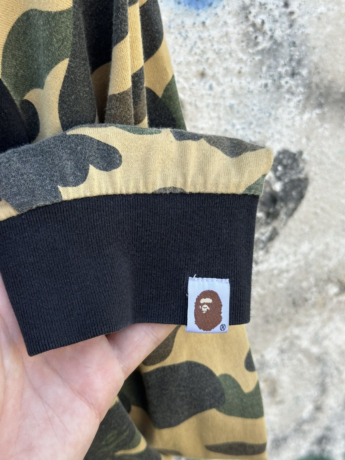 Bape A BATHING APE 1st Camo Shark Tee Long Sleeve Tee Size XL Size US XL / EU 56 / 4 - 5 Thumbnail