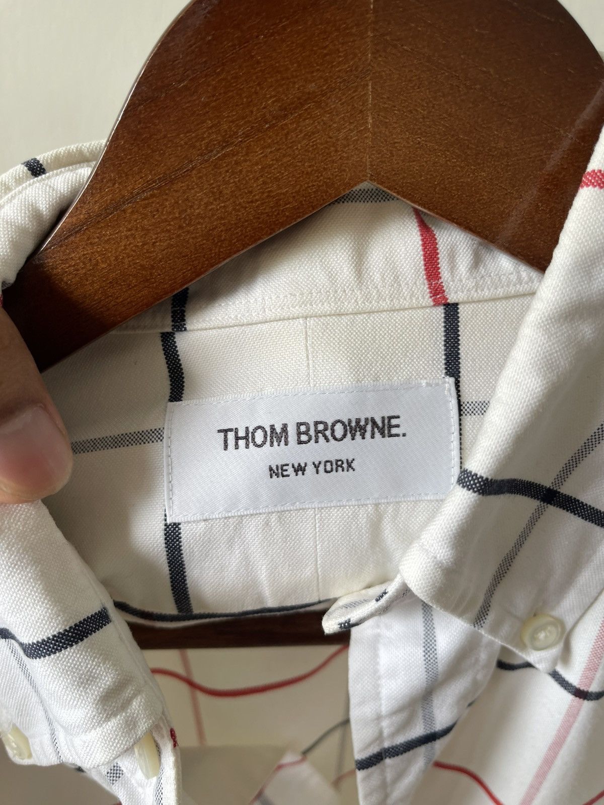 Thom Browne Thom Browne Oxford Plaid Shirt Size US M / EU 48-50 / 2 - 13 Thumbnail