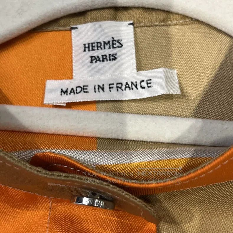 Hermes Hermes SS23 Book Stamp Pattern Printed Silk Long Sleeve Sh Size XXS / US 00 / IT 34 - 5 Thumbnail