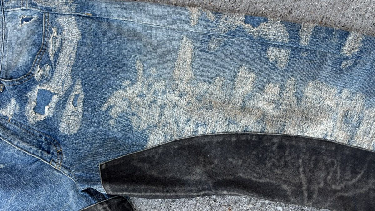 Givenchy Boro Destroyed Moleskin Distressed Denim Jeans Givenchy Boro Destroyed Moleskin Distressed Denim Jeans