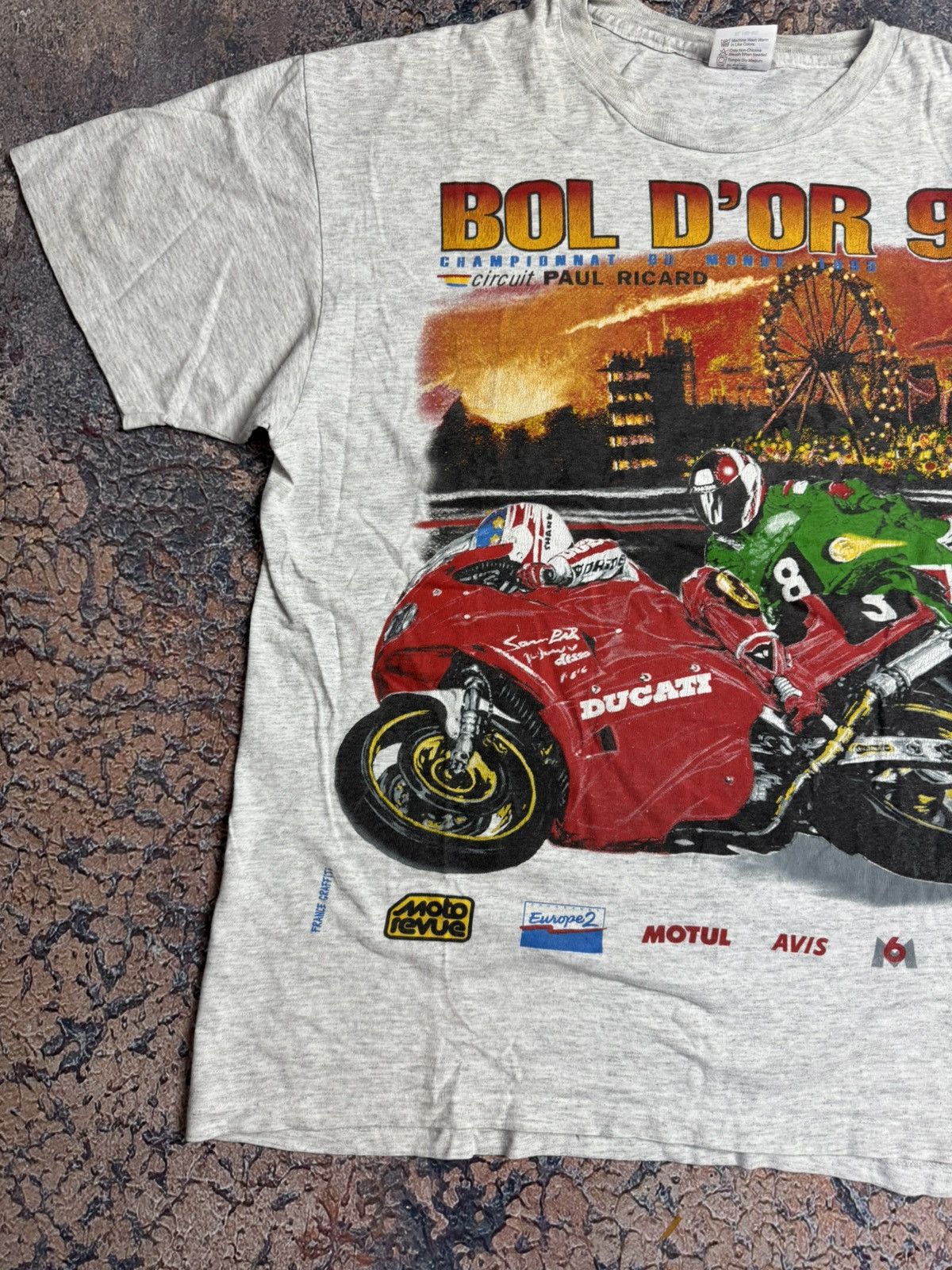 Ducati × Vintage Vintage Rare 1993 T-shirt Size US XL / EU 56 / 4 - 4 Thumbnail