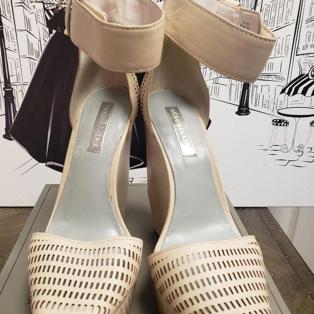 Bcbgmaxazria BCBGMaxazria Perforated WEdge Sandal Size US 8.5 / IT 38.5 - 3 Thumbnail
