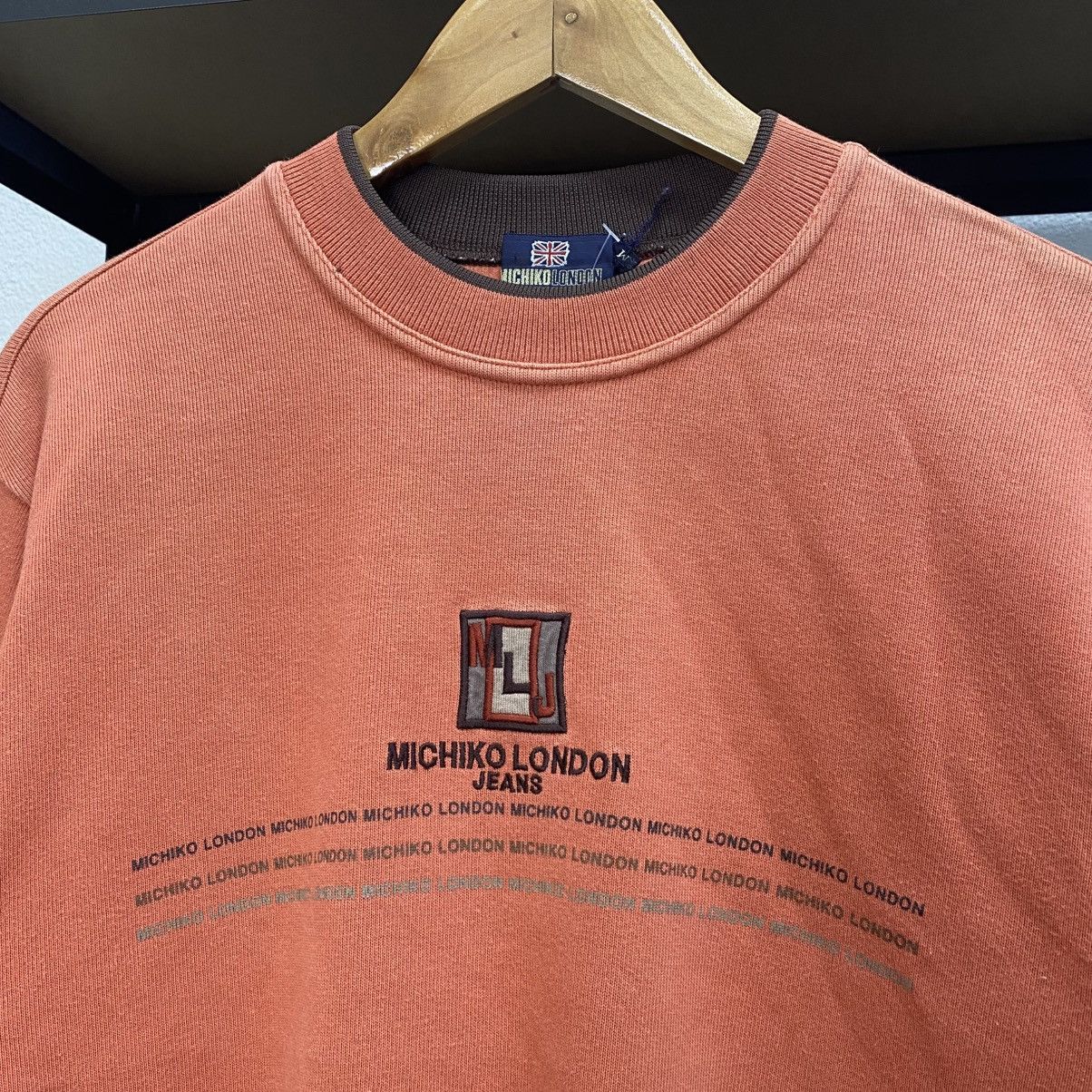 Designer × Michiko Koshino London × Vintage Vintage Michiko London Jeans Sweatshirt Embroidery Size US M / EU 48-50 / 2 - 5 Thumbnail
