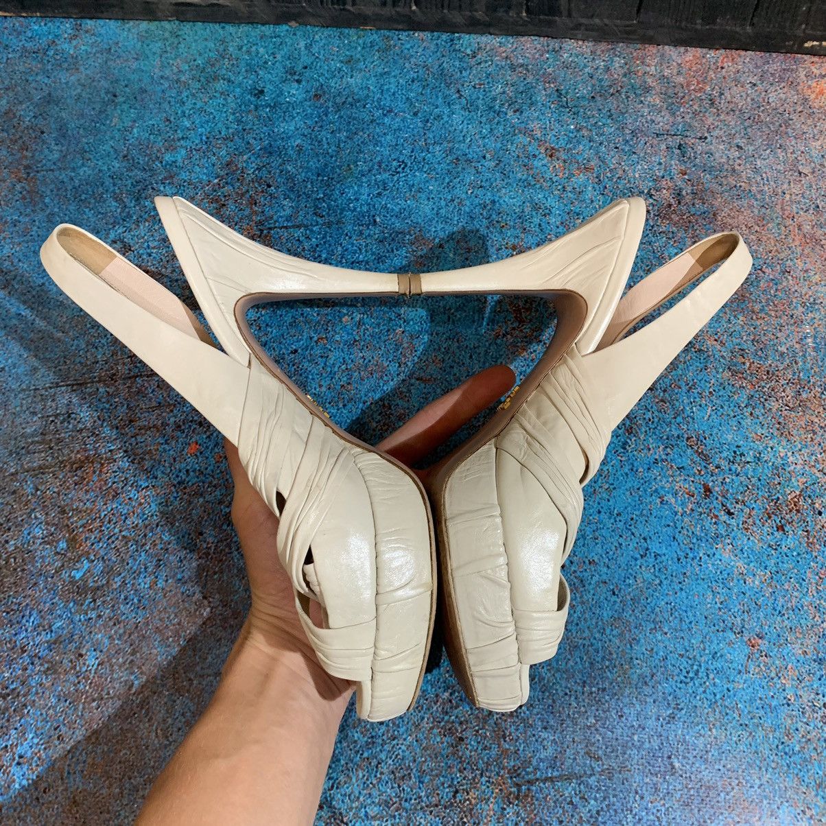 Prada Prada Leather Heels Size 38 Size US 8 / IT 38 - 13 Thumbnail