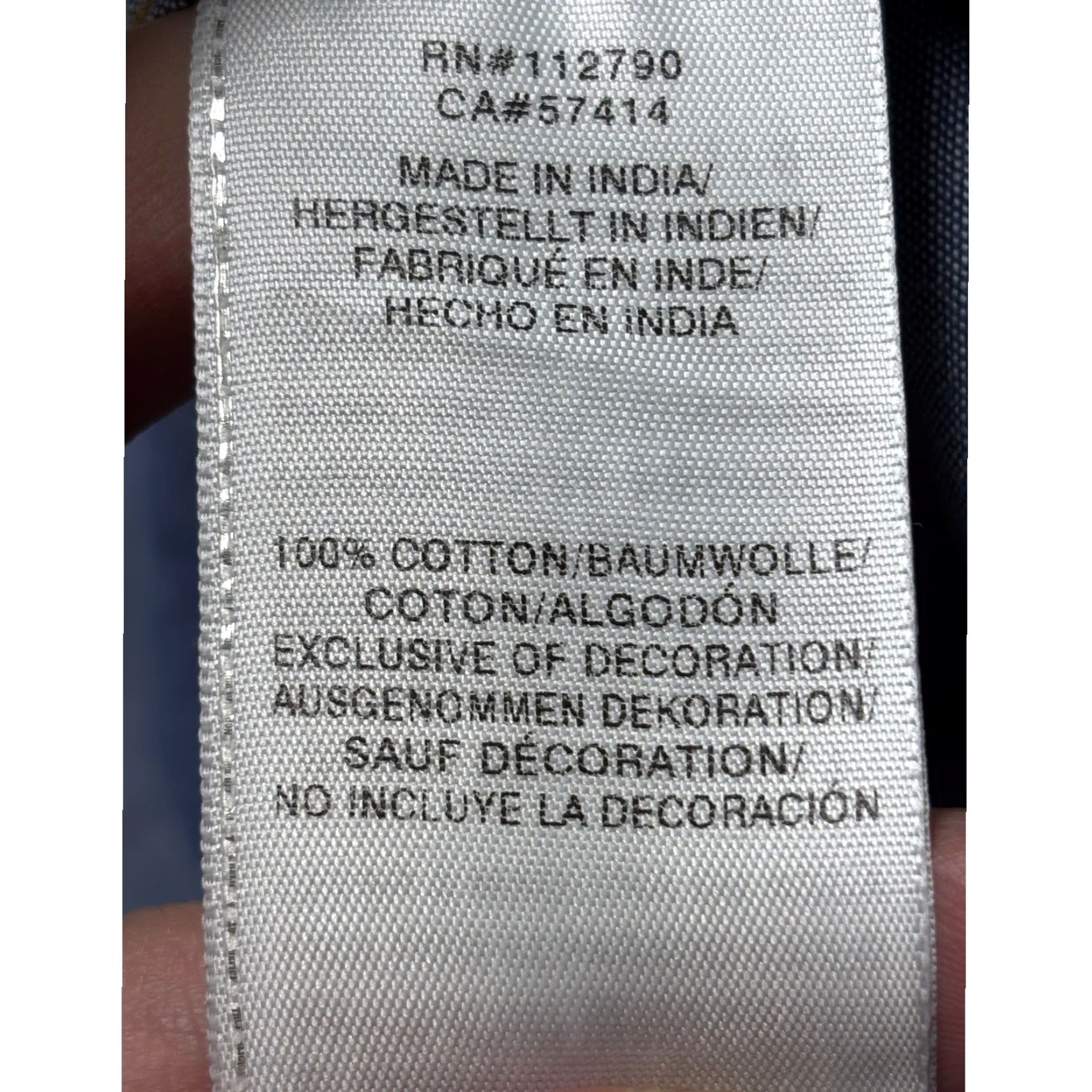 True Religion True Religion Mens XL Button-Down Shirt Chambray Blue Long Sleeve Chest Pockets Western Casual Workwear 47 in Chest, Regular Fit, Collared, Button-Up Size US XL / EU 56 / 4 - 5 Thumbnail