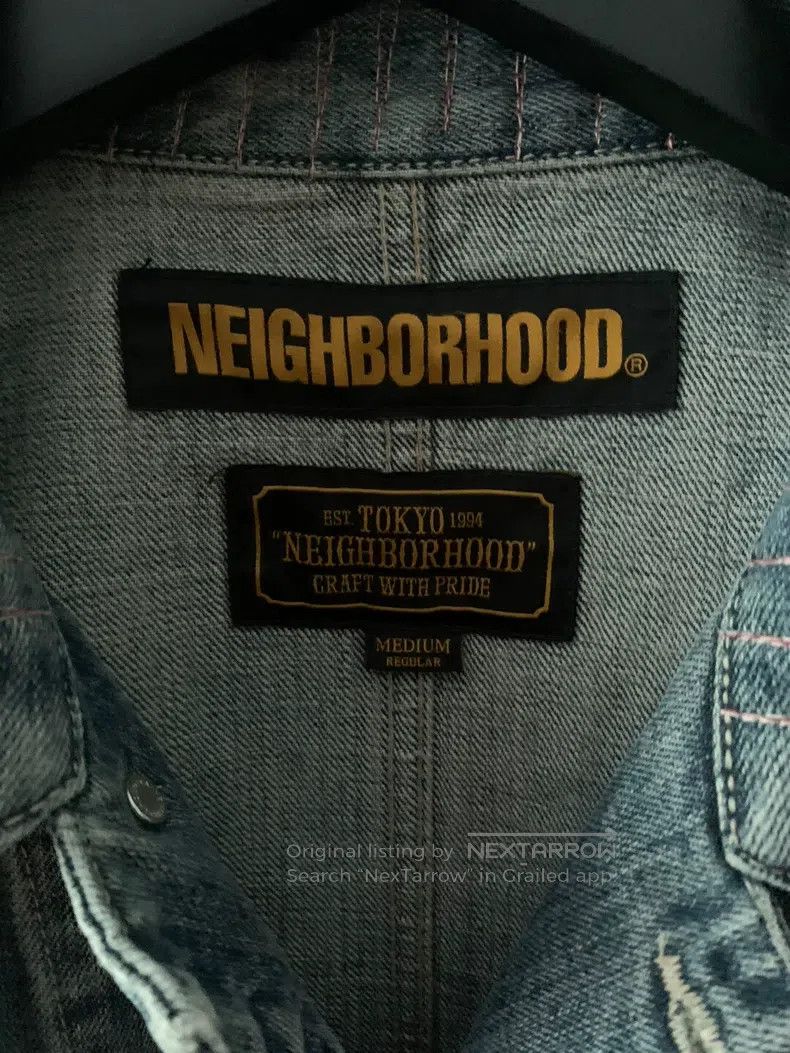 Neighborhood Neighborhood 18 Fall/Winter King Denim Jacket M Good Condi Size US M / EU 48-50 / 2 - 5 Thumbnail