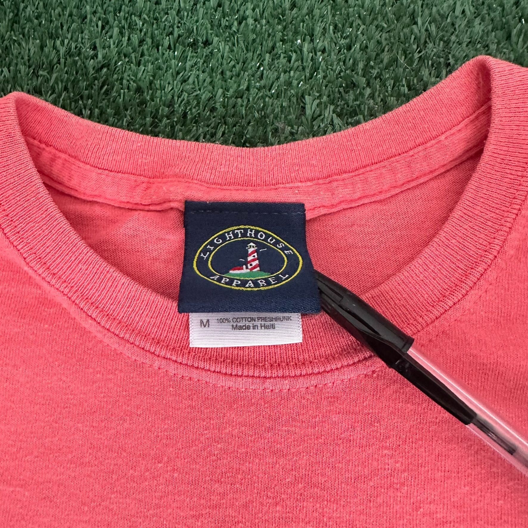 Vintage Vintage Y2K Librarian T-Shirt Coral Pink Preppy Reading Size US M / EU 48-50 / 2 - 3 Thumbnail