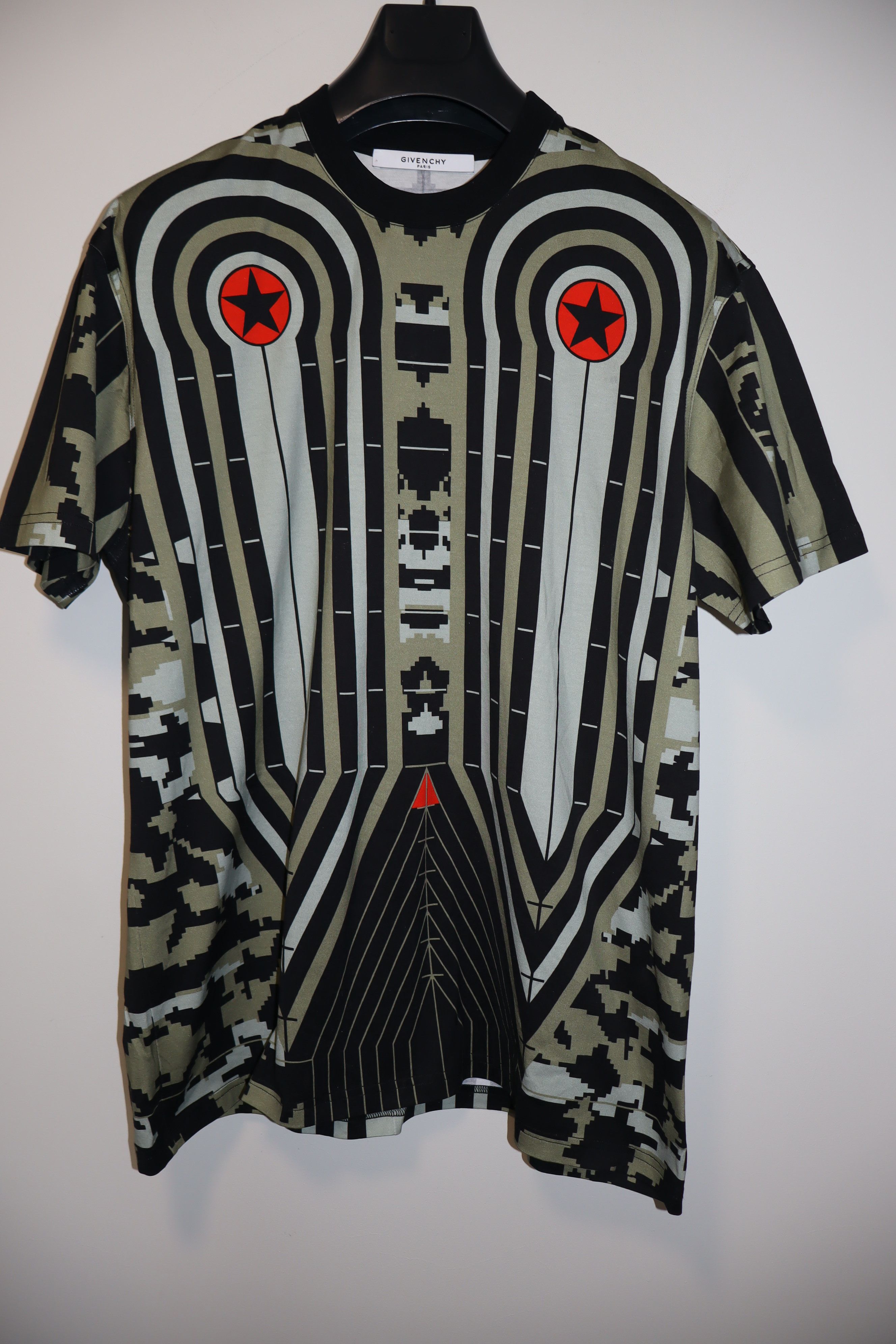 Givenchy Star target camo t-shirt Size US XXS / EU 40 - 8 Thumbnail