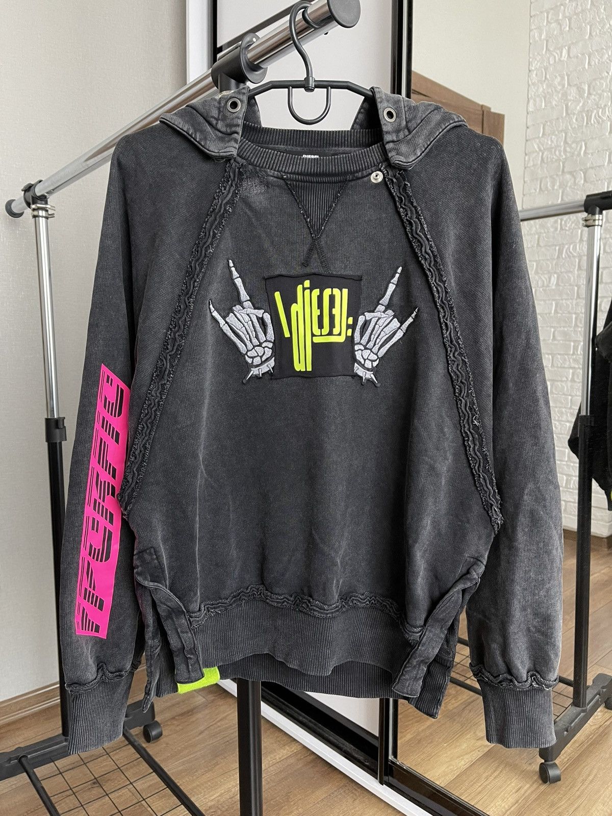 Diesel Diesel F Carol Linefreeze Sample Sweatshirt Hoodie Women’s Size S / US 4 / IT 40 - 1 Thumbnail