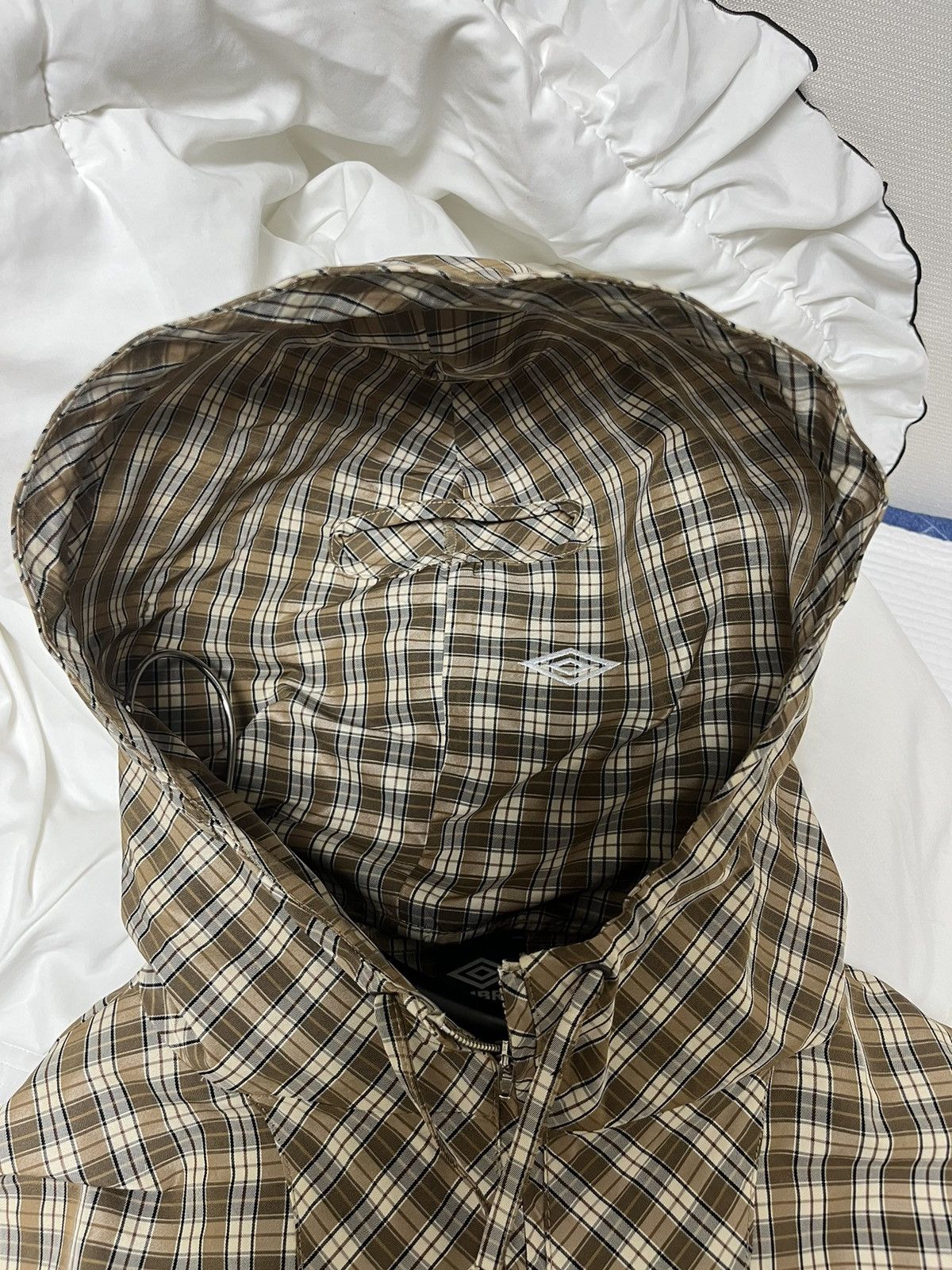 Slam Jam × Umbro Umbro Slam jam beige check mask anorak Size US S / EU 44-46 / 1 - 6 Thumbnail