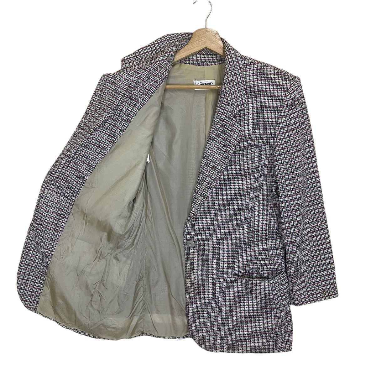 Beauty Beast Vintage 90s Missoni Donna Button Coat Blazer Size US S / EU 44-46 / 1 - 1 Thumbnail
