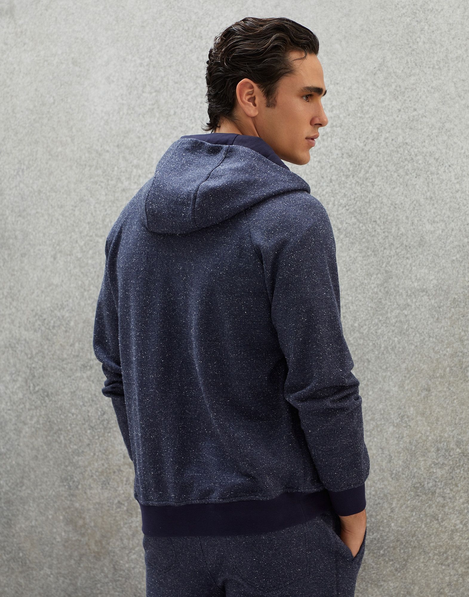 Brunello Cucinelli o1w1db10125 Zip Cardigan in Blue Size US M / EU 48-50 / 2 - 2 Thumbnail