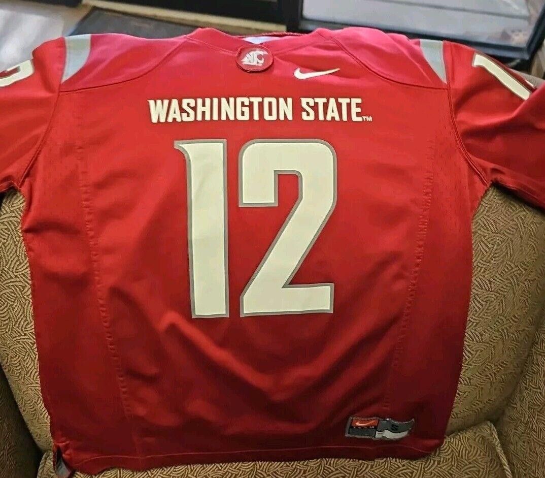 Nike Nike Washington State Cougars Football Youth Small #12 #D Size ONE SIZE - 1 Thumbnail