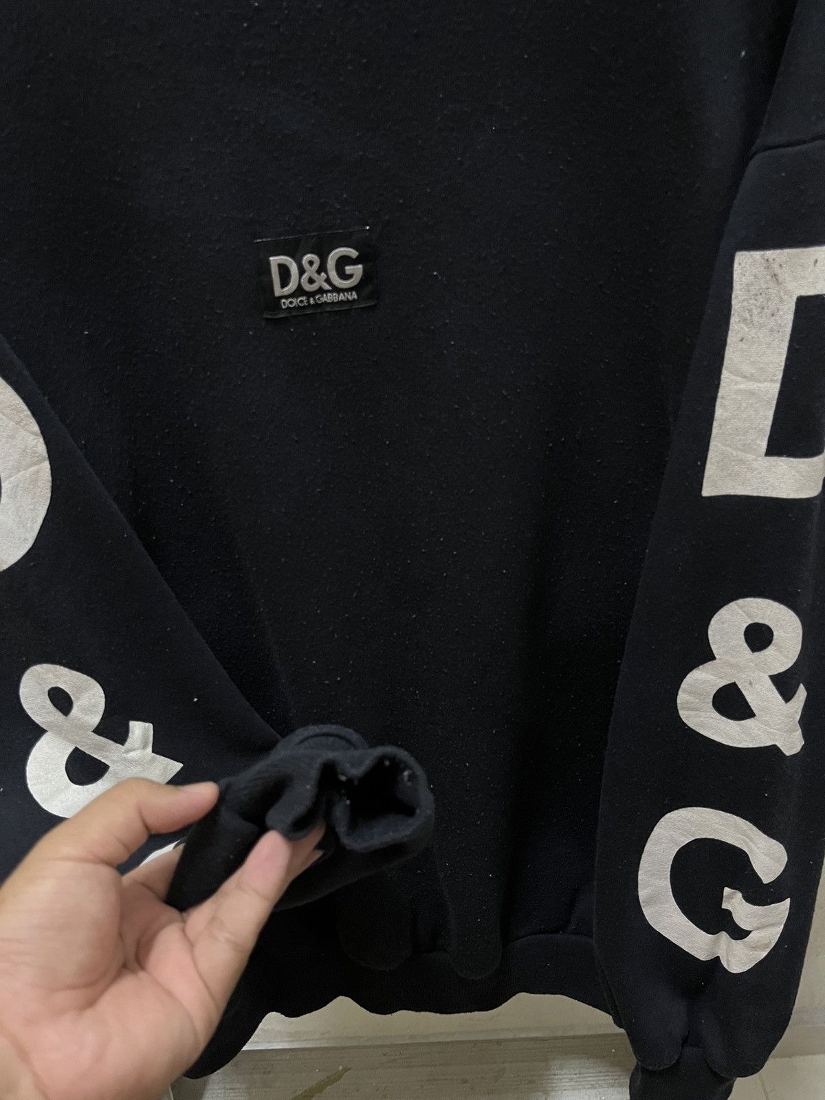 Dolce & Gabbana × Vintage Vintage Dolce Gabbana D&G sweatshirt Size US XL / EU 56 / 4 - 6 Thumbnail