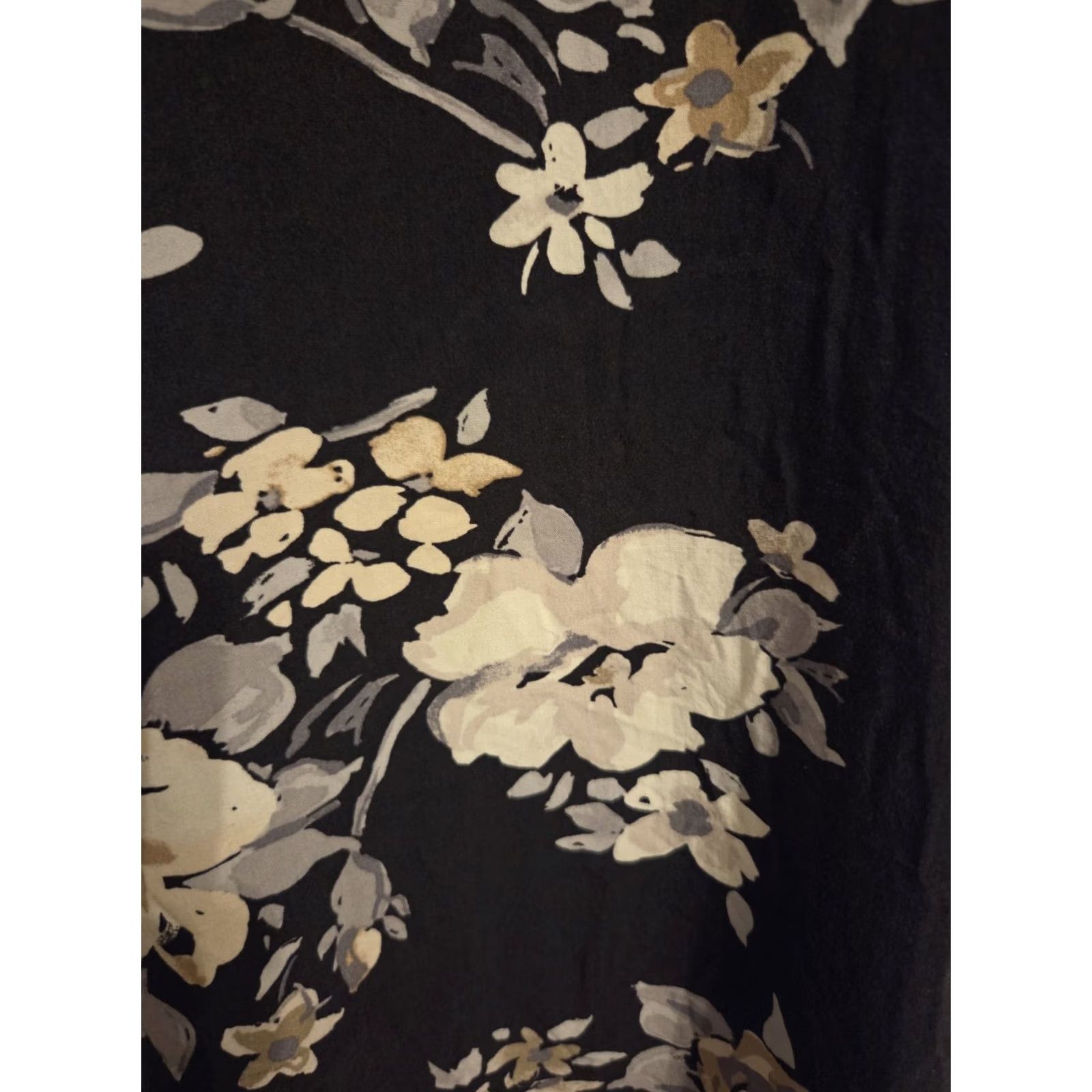 Old Navy Old Navy Gray Floral Print Mini Shift Dress 3X Plus Size XXL / US 16-18 / IT 52-54 - 3 Thumbnail