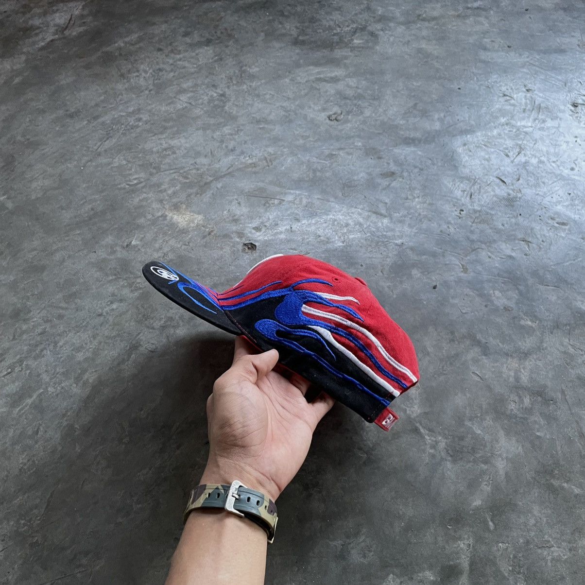 BMW VINTAGE BMW RACING FLAMES CAP HAT Y2K Size ONE SIZE - 3 Thumbnail