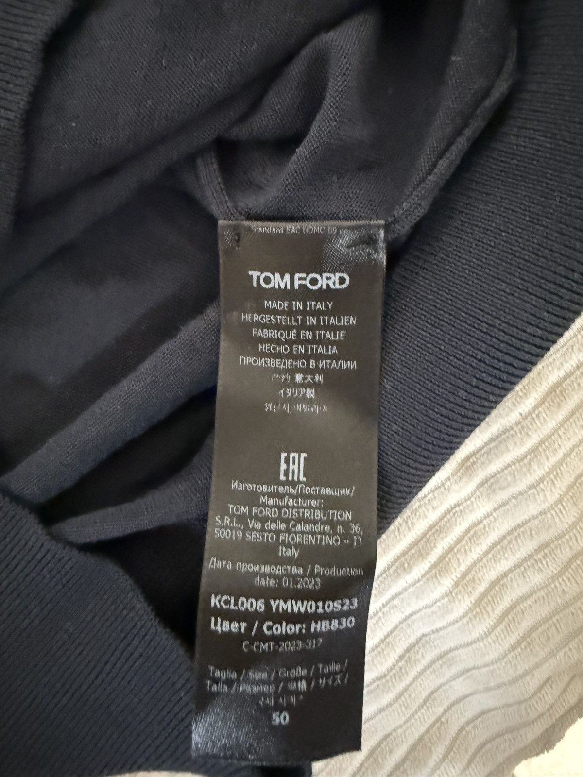 Tom Ford Tom Ford Cashmere Crewneck Size US M / EU 48-50 / 2 - 4 Thumbnail