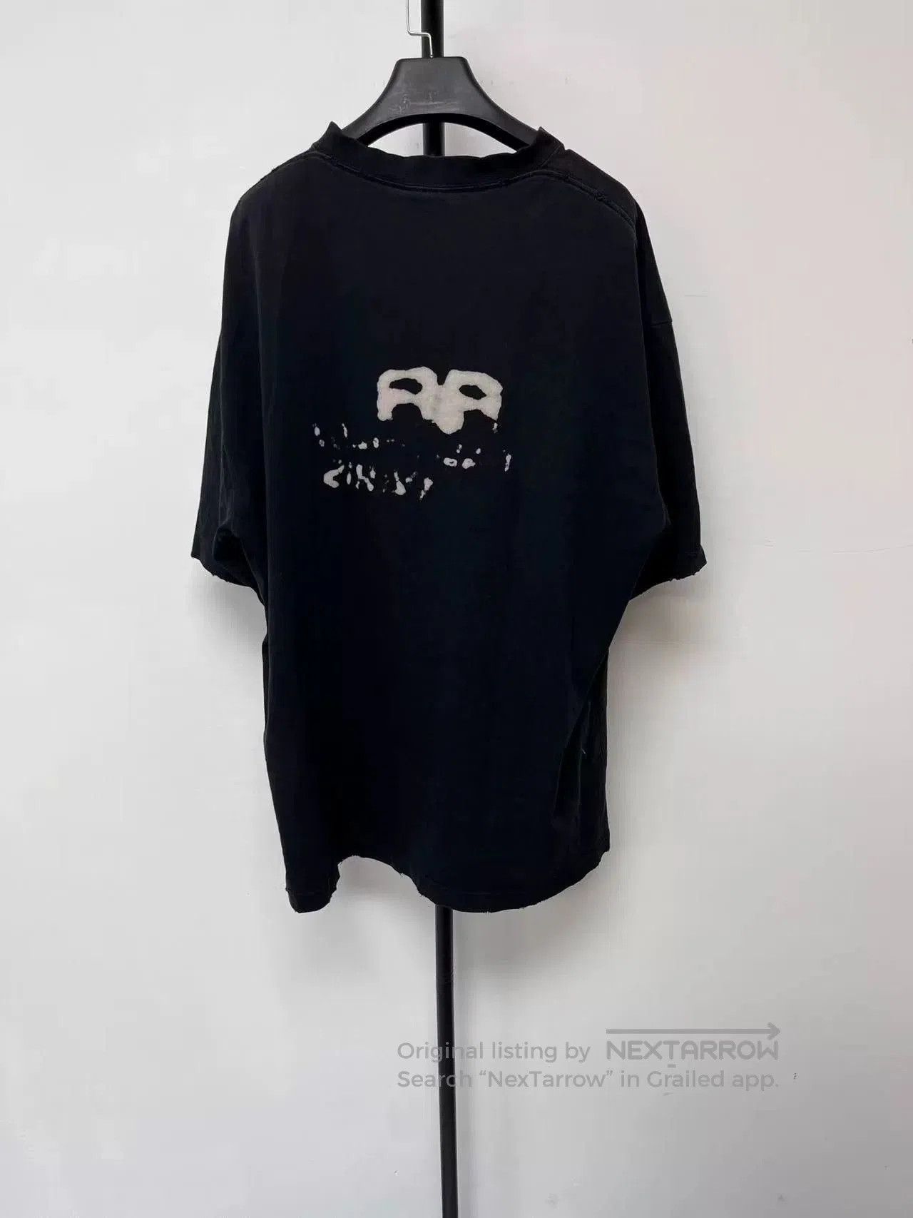 Balenciaga Balenciaga Letter Print Crew Neck T-Shirt. Size US XL / EU 56 / 4 - 2 Thumbnail