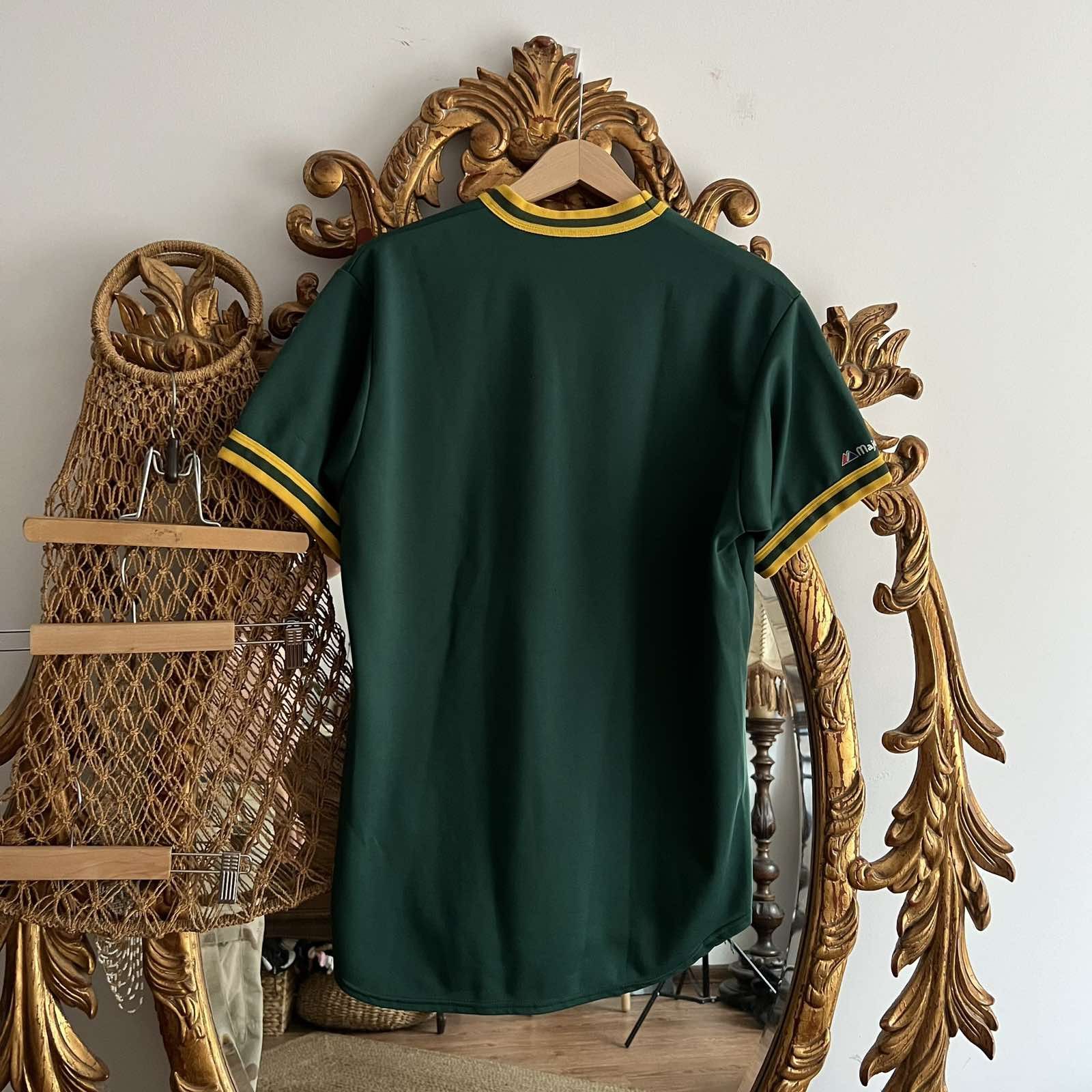 MLB × Majestic × Vintage Vintage Rawlings Oakland A’s Baseball Jersey Size XL 80s Size US XL / EU 56 / 4 - 2 Thumbnail
