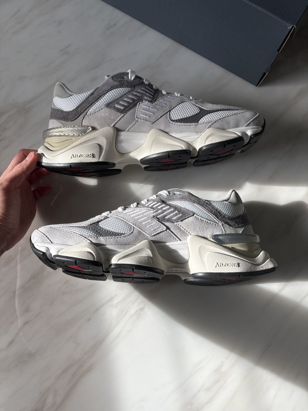 New Balance New Balance 9060 Rain Cloud Size US 8 / EU 41 - 3 Thumbnail