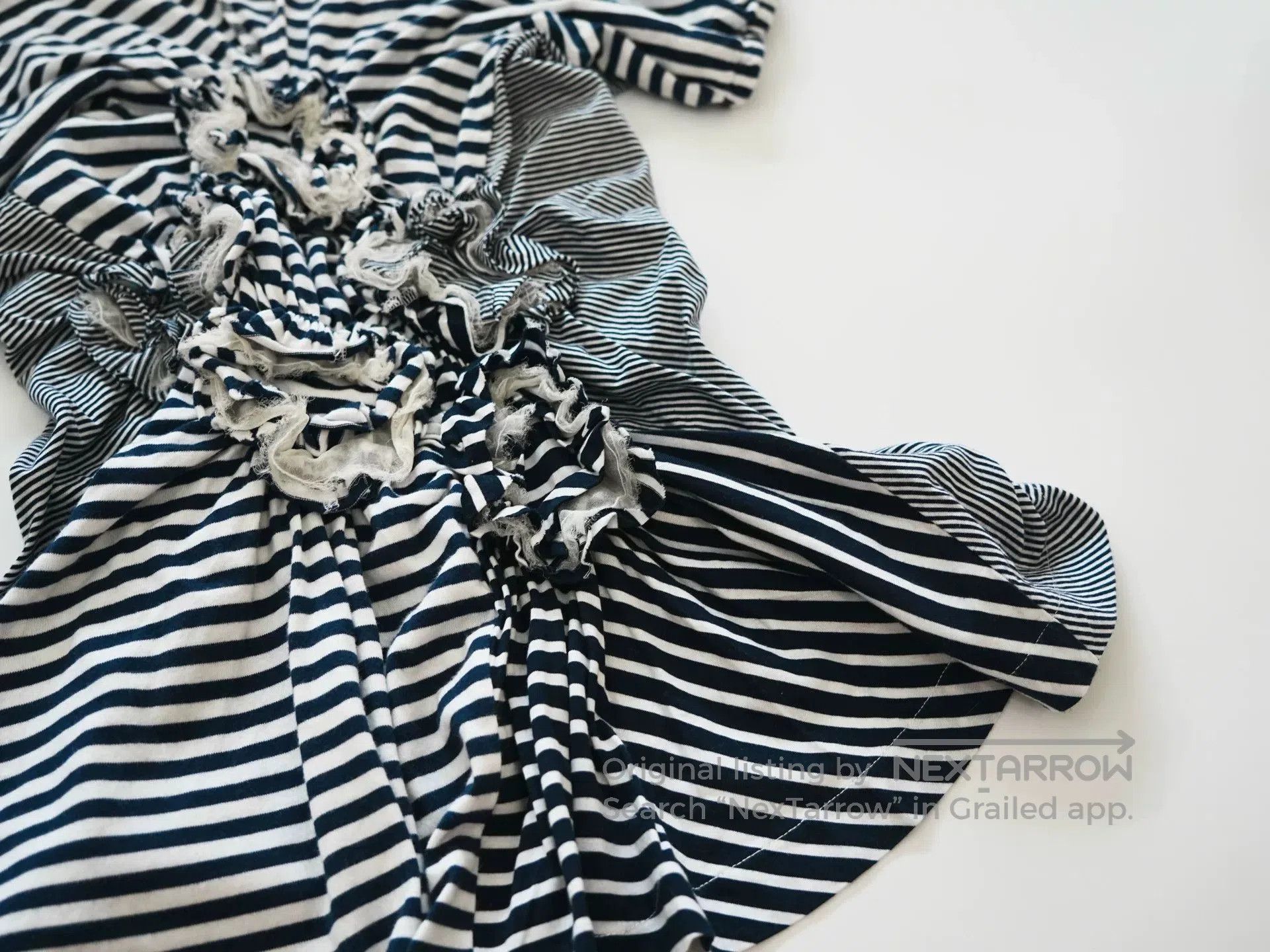 Tricot Comme des Garcons striped ruffled top from comme des garcons. Size M / US 6-8 / IT 42-44 - 7 Thumbnail