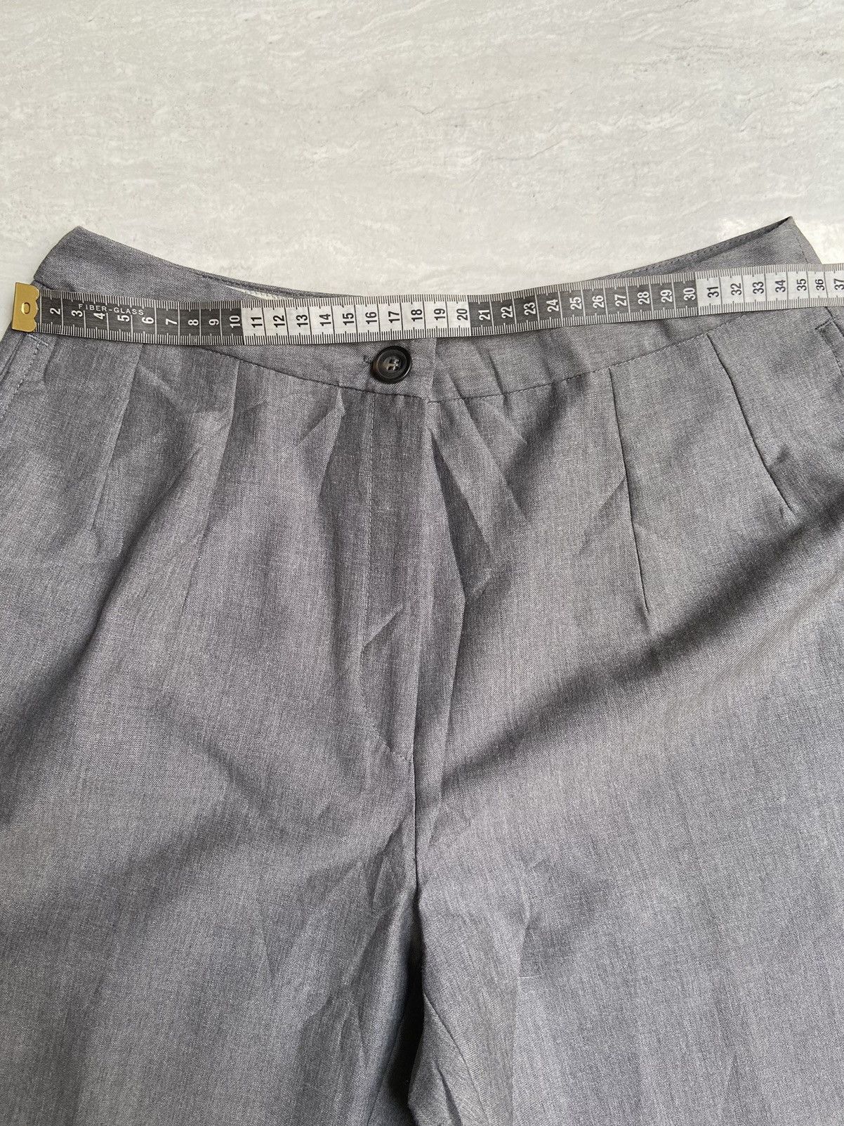 Dries Van Noten DRIES VAN NOTEN Grey Long Pants Size US 26 / EU 42 - 4 Thumbnail