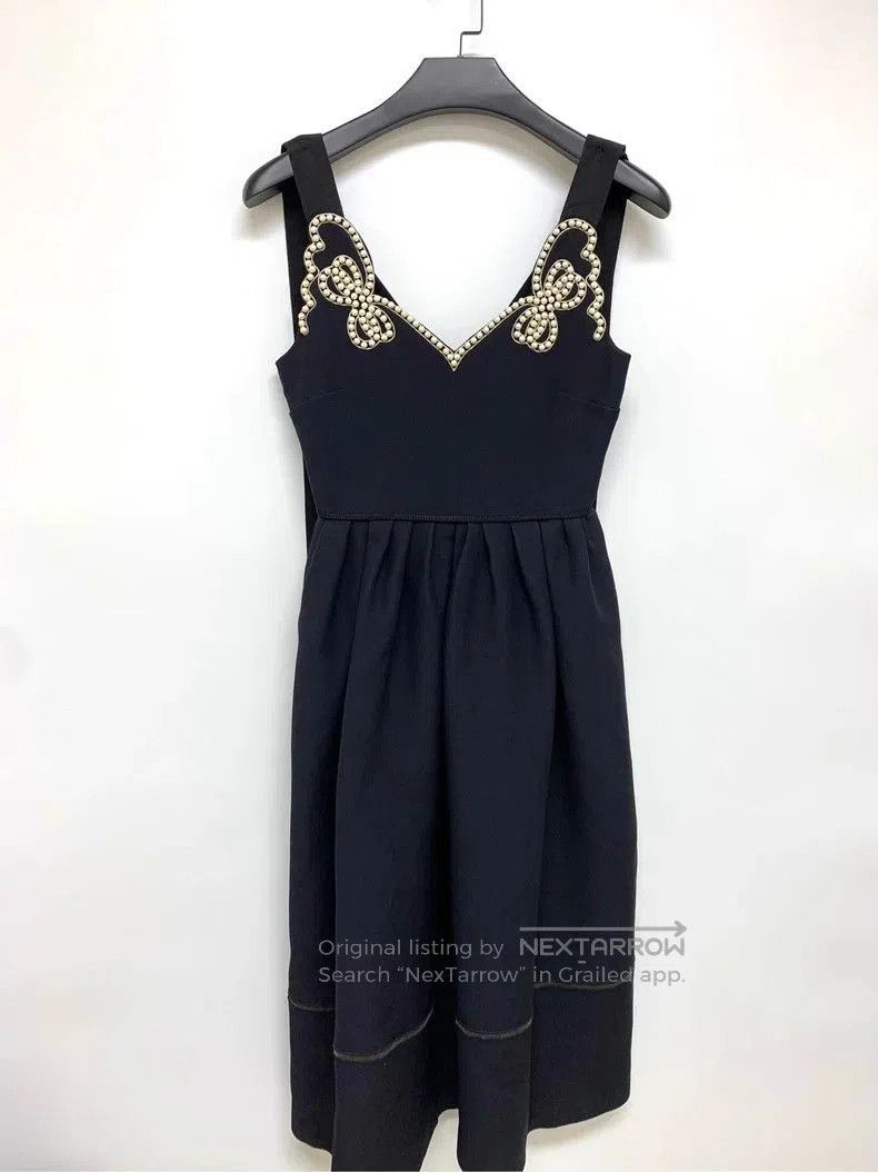 Fendi Fendi Pearl Little Black Dress. Size US XS / EU 42 / 0 - 1 Thumbnail