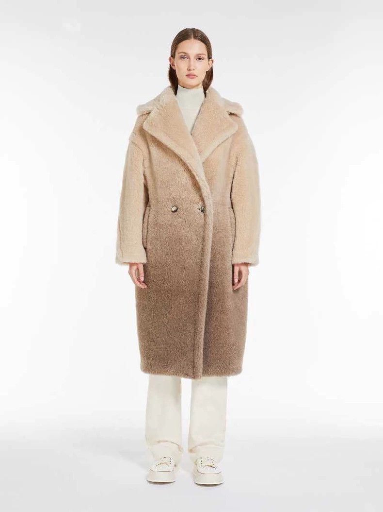 Max Mara Max Mara Solid color gradient double-breasted coat Size S / US 4 / IT 40 - 2 Thumbnail