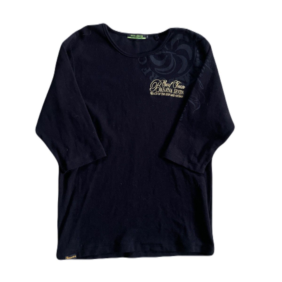 If Six Was Nine 2000s Japanese archive Vkei Embroidery 3/4 Sleeve Top Y2K Size US S / EU 44-46 / 1 - 2 Thumbnail
