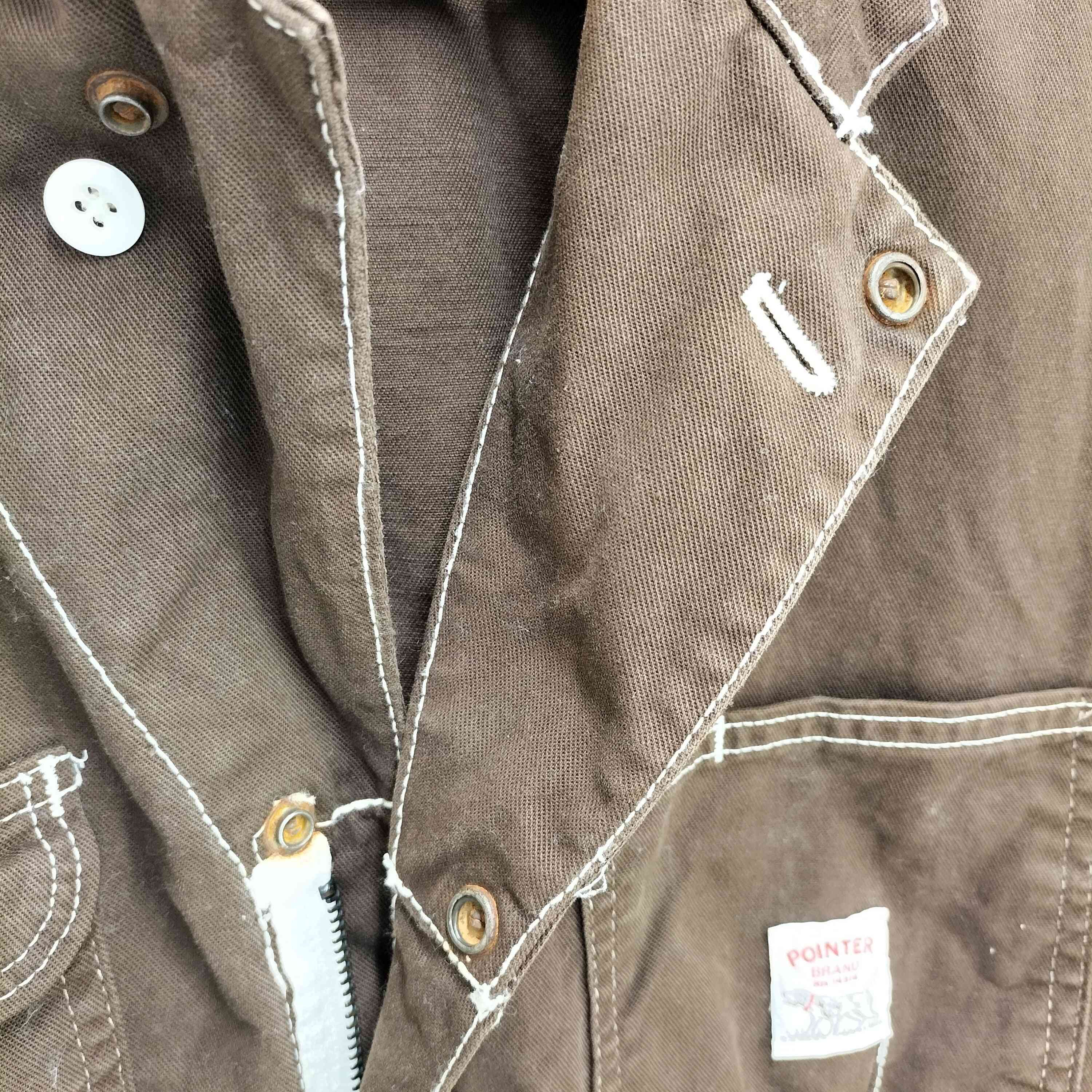 Comme des Garcons Jacket Reconstructed Garment-Dyed Coverall Size US XS / EU 42 / 0 - 5 Thumbnail