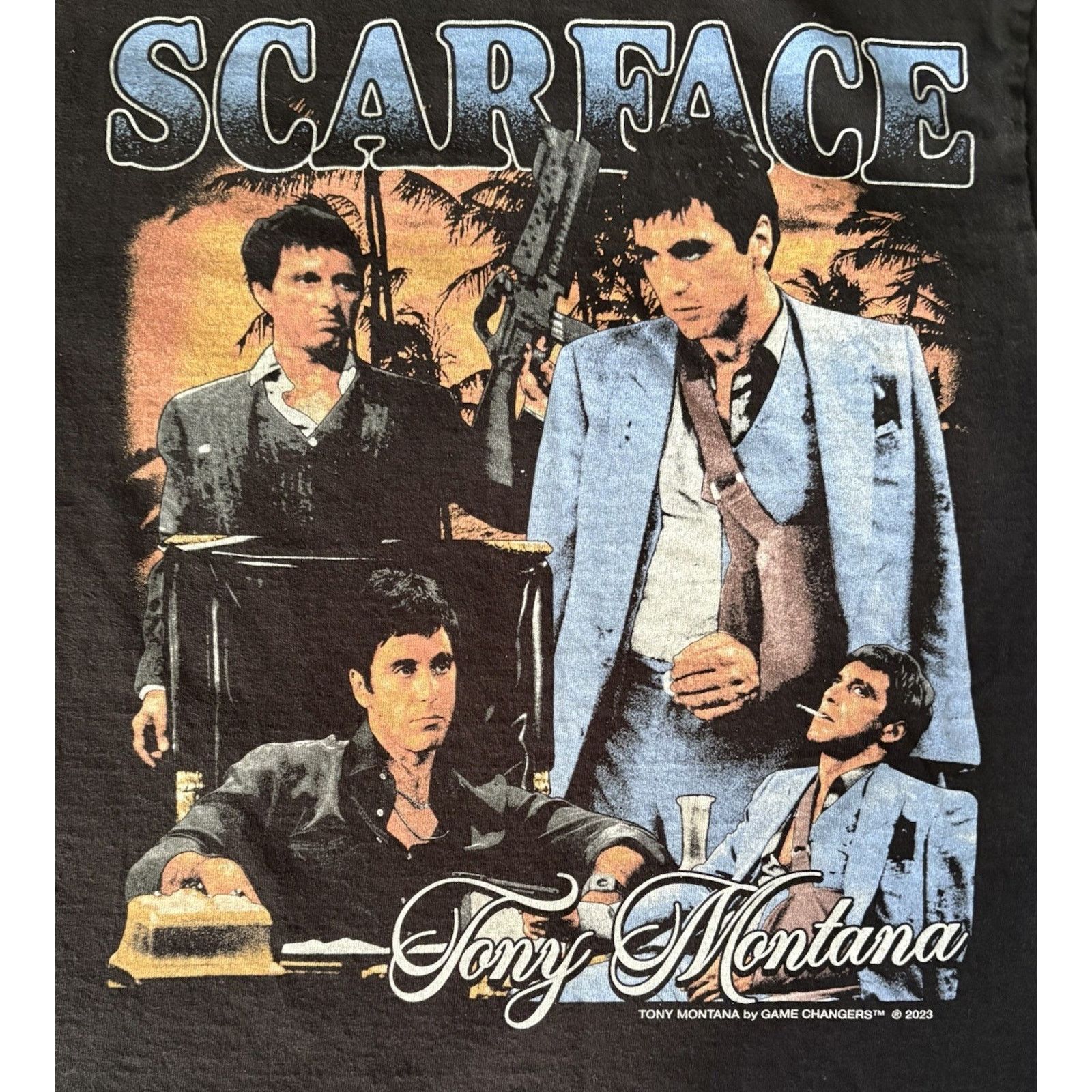 Other Game Changer Men’s Black T-Shirt Sz Sm Scarface Tony Montana Size US S / EU 44-46 / 1 - 16 Thumbnail