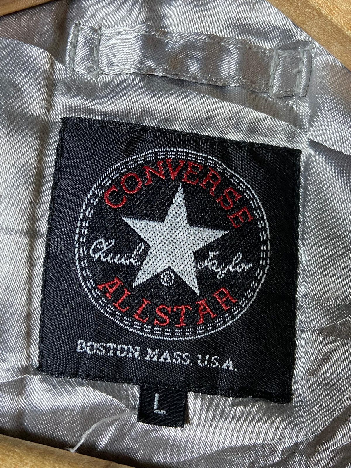 Converse × Japanese Brand × Vintage Vintage CONVERSE ALL STARS Bomber Jacket (126) Size US L / EU 52-54 / 3 - 10 Thumbnail