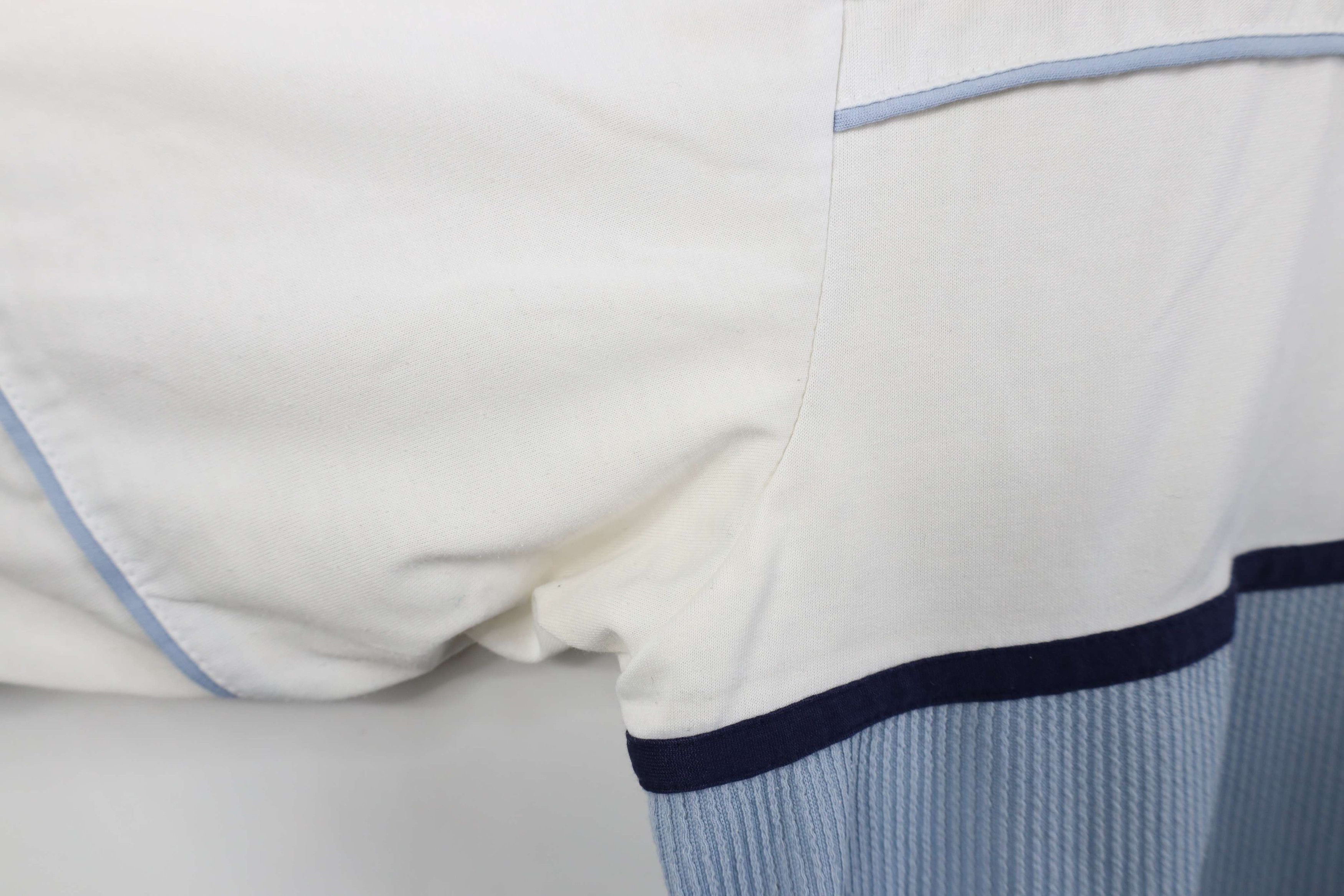 Vintage Vintage 90s Streetwear Block Ribbed Knit Pullover Polo Shirt Size US XXL / EU 58 / 5 - 6 Thumbnail