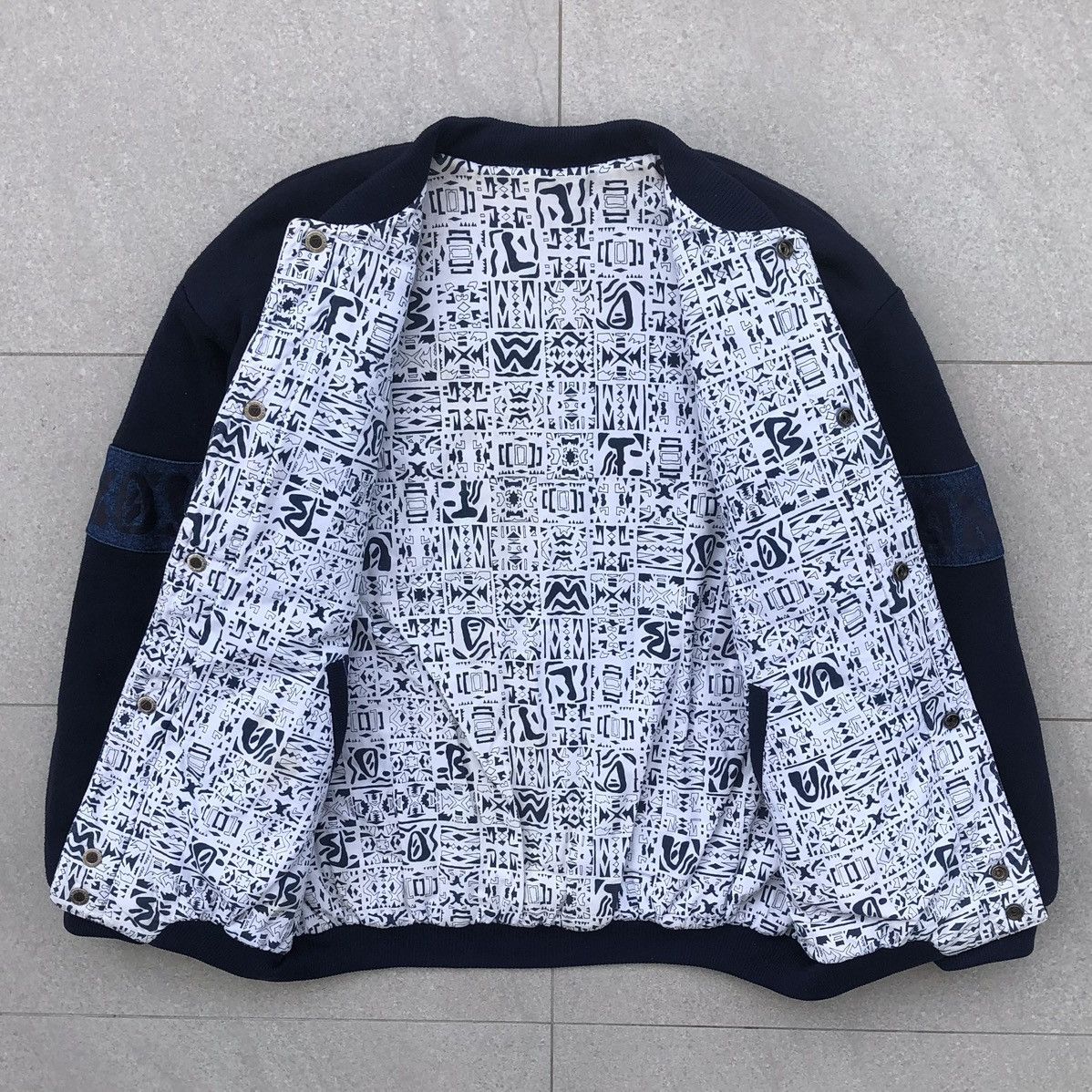 Japanese Brand Vintage Blowout L.A. Reversible Bomber Jacket Size US L / EU 52-54 / 3 - 6 Thumbnail