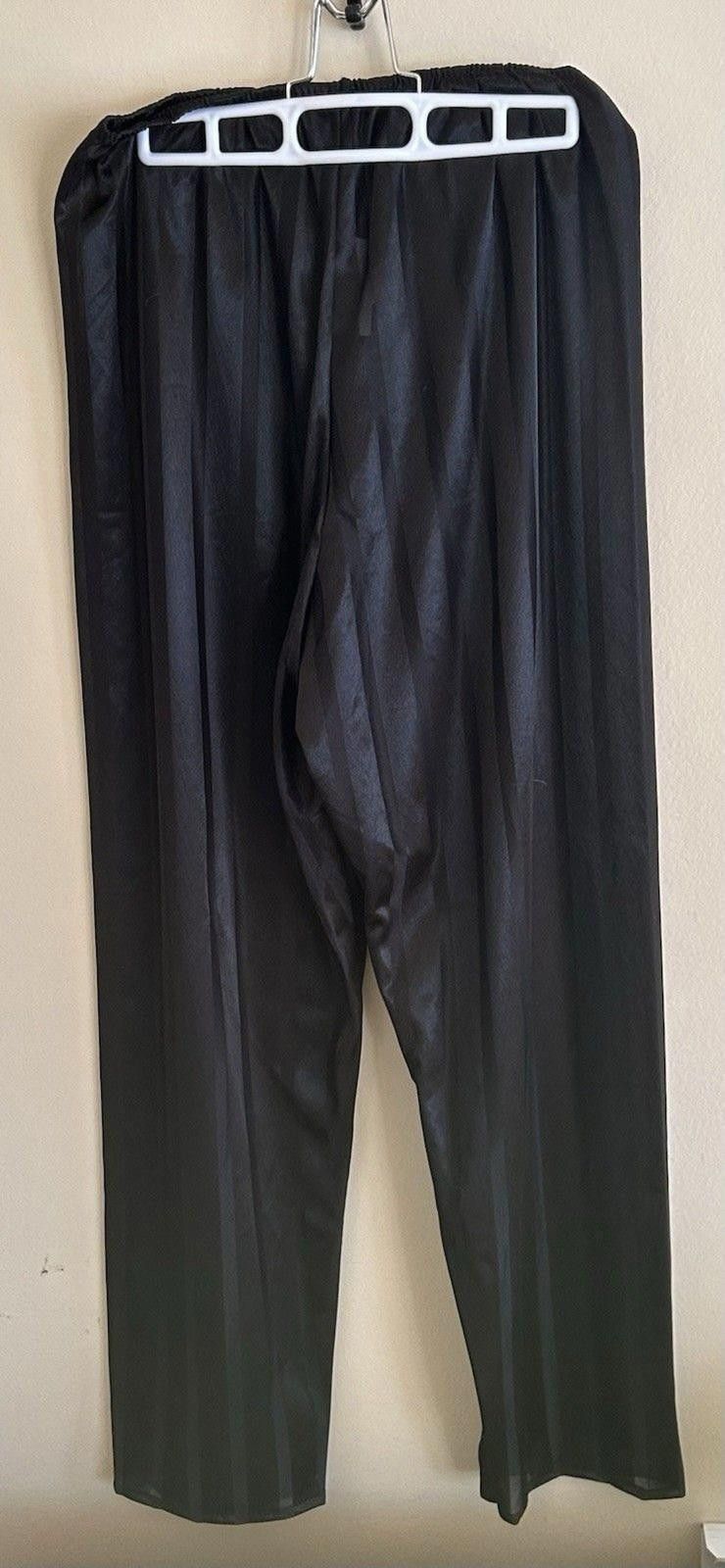 Other Vintage Made In USA Undercover Wear Sheer Stripe Black Pants Size ONE SIZE - 5 Thumbnail