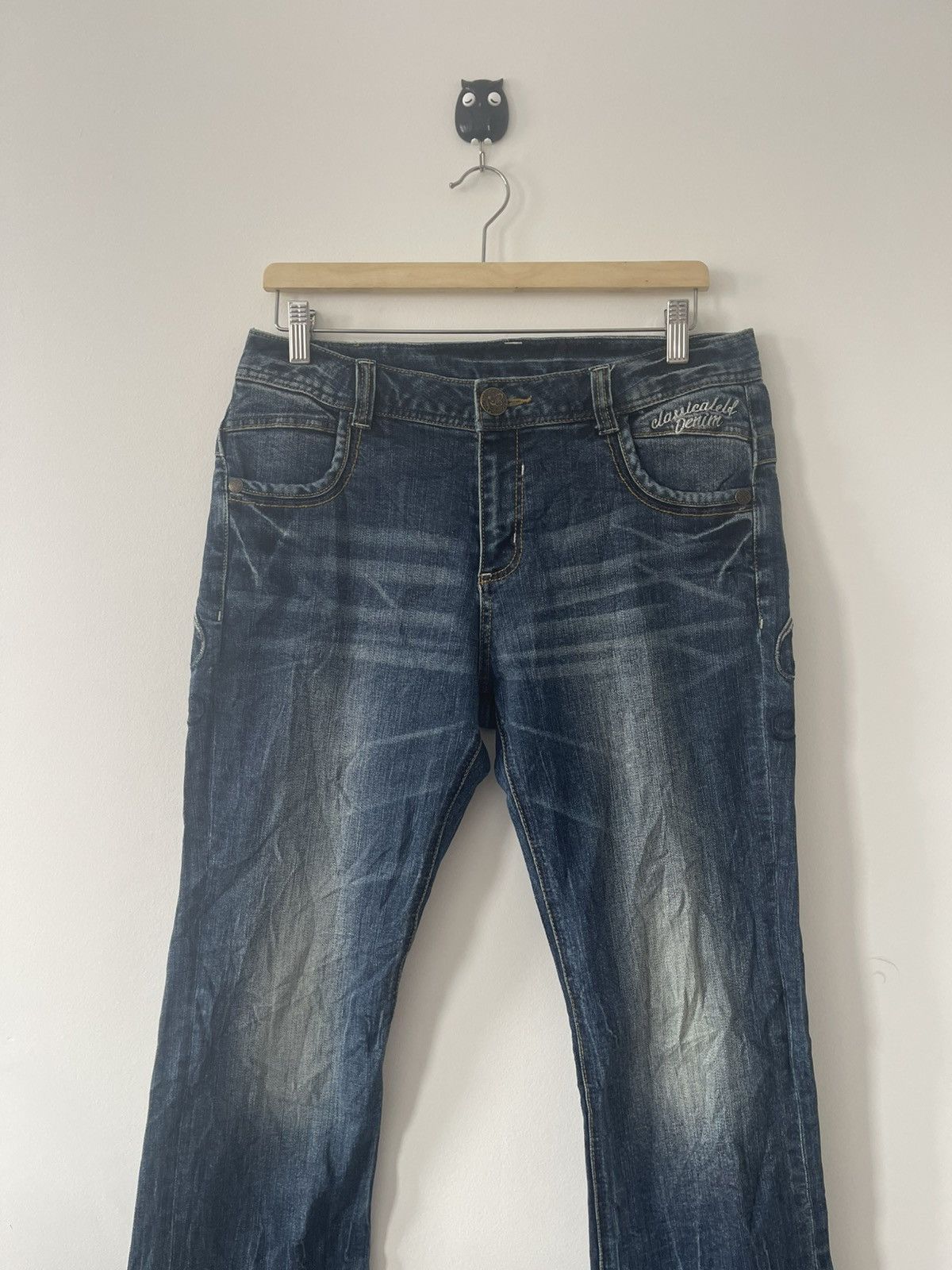 14th Addiction Rare Vintage CLASSICAL ELF Wings of Butterfly Flare Denim Size US 32 / EU 48 - 12 Thumbnail