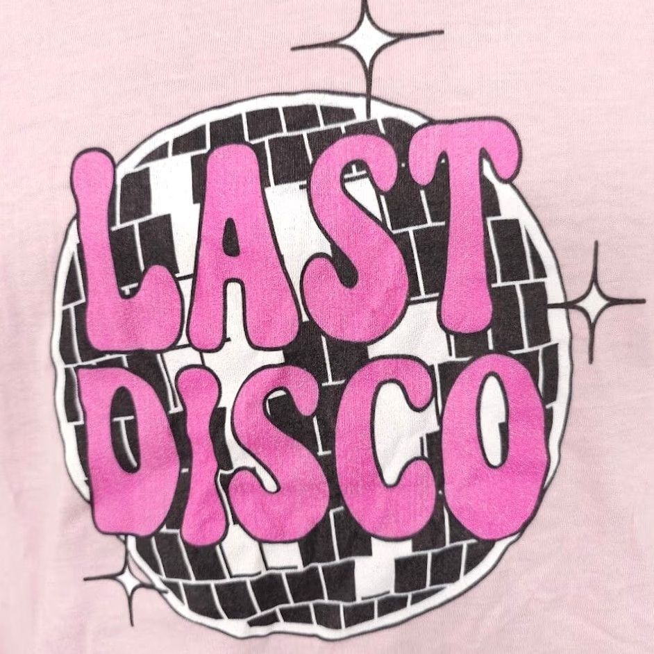 Vintage VINTAGE Last Disco T Shirt Mens Size Small Pink Party Disco Ball Bachelorette Bachelor Size US S / EU 44-46 / 1 - 3 Thumbnail