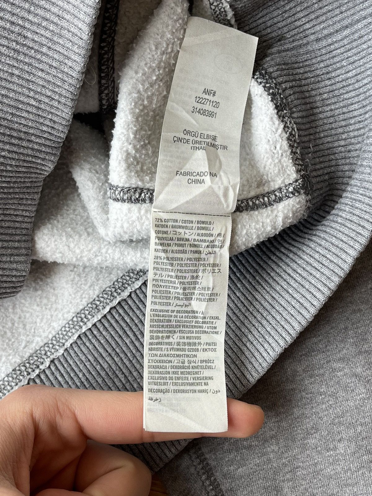 Abercrombie & Fitch Crazy Y2K Abercrombie Fitch Fur Hoodie Ifsixwasnine Style Size US M / EU 48-50 / 2 - 7 Thumbnail