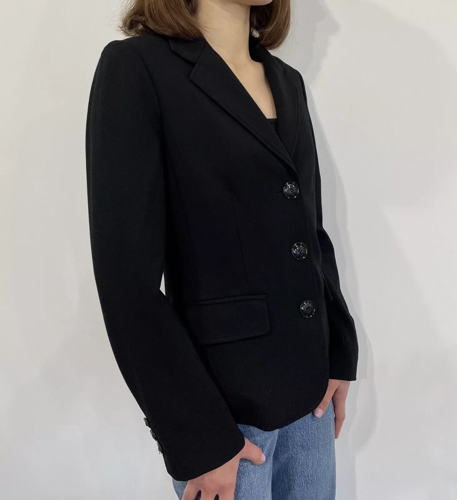 Moschino Moschino Cheap and Chick Rayon Blazer Womens Jacket Coat Size S / US 4 / IT 40 - 4 Thumbnail