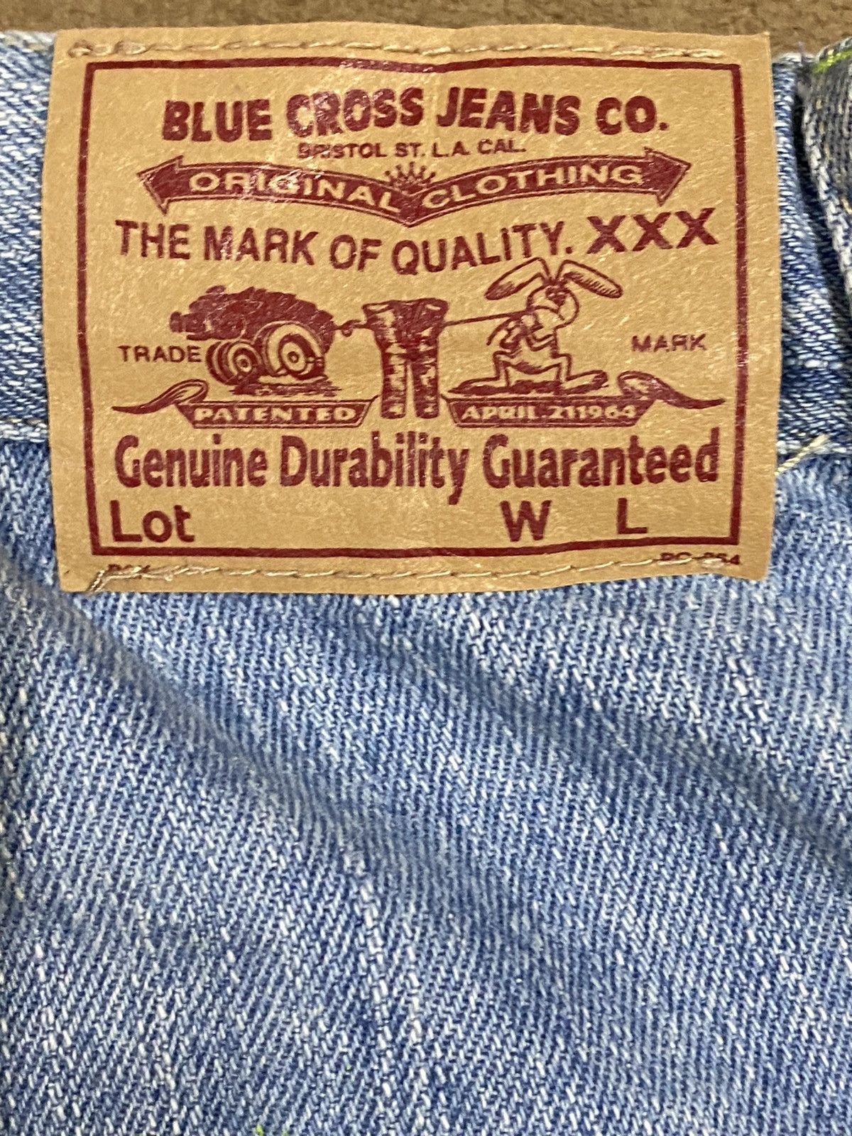 Japanese Brand Vintage Japanese Brands Faded Embroidered Distressed Jeans Size US 30 / EU 46 - 12 Thumbnail