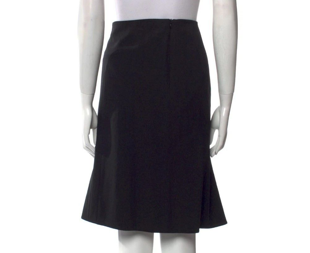 Giorgio Armani Giorgio Armani Black Wool Skirt – Zip Closure, Size 44 (IT) Size 30" / US 8 / IT 44 - 6 Thumbnail