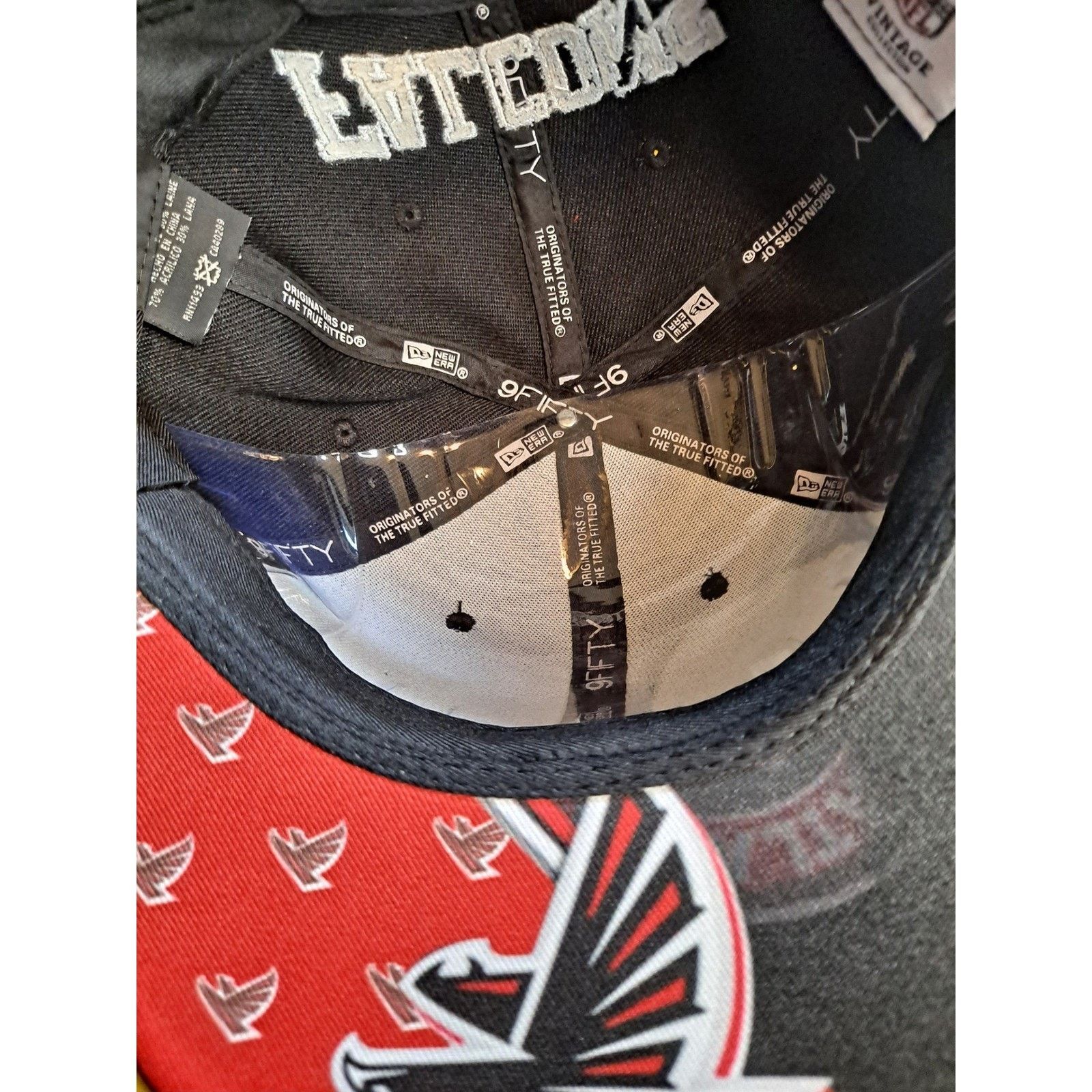 New Era Atlanta Falcons New Era 9Fifty Snapback Hat NFL Football Cap Size ONE SIZE - 6 Thumbnail
