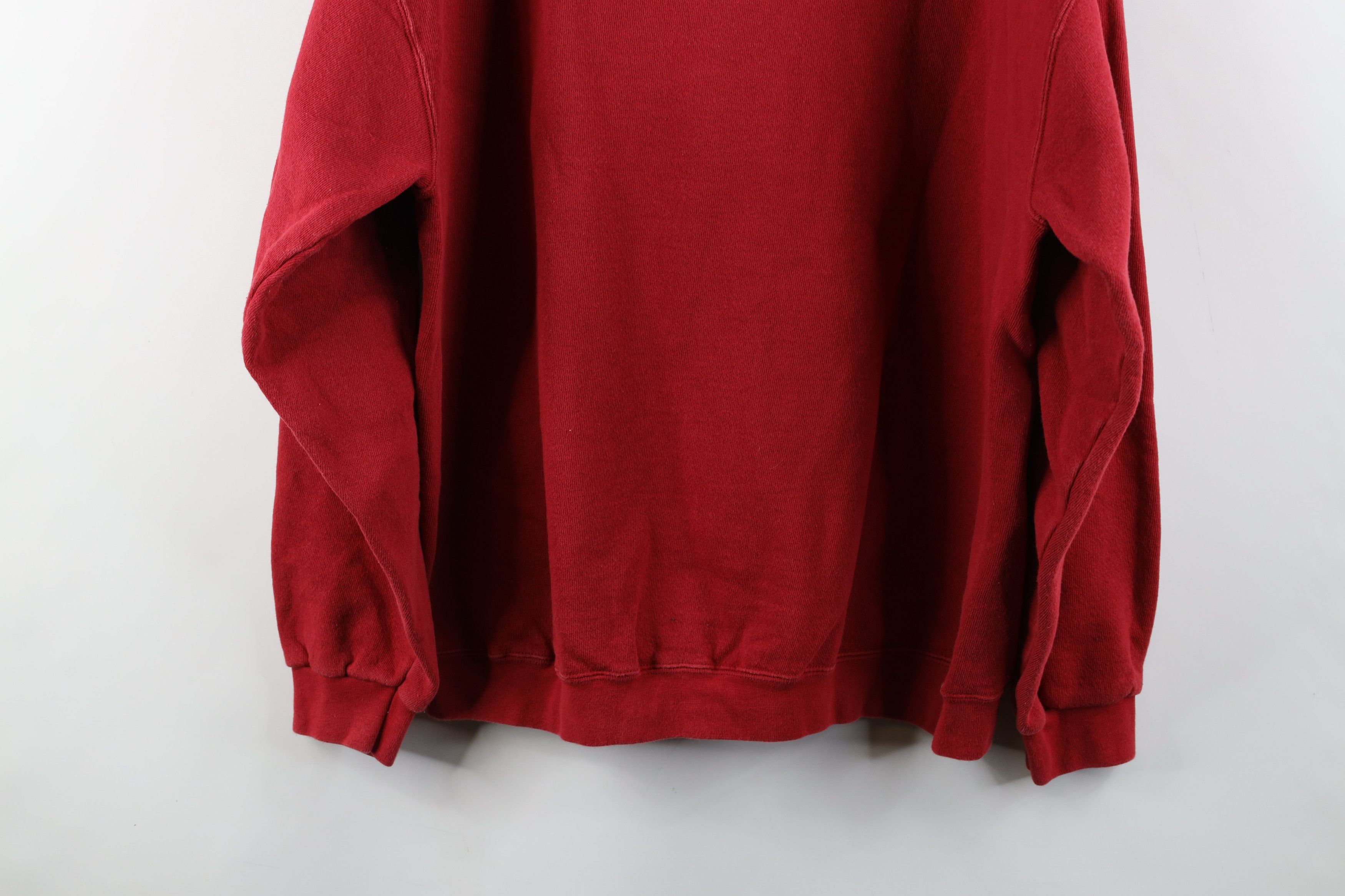 Fossil × Vintage Vintage 90s Fossil Watch Spell Crewneck Sweatshirt Red USA Size US M / EU 48-50 / 2 - 13 Thumbnail