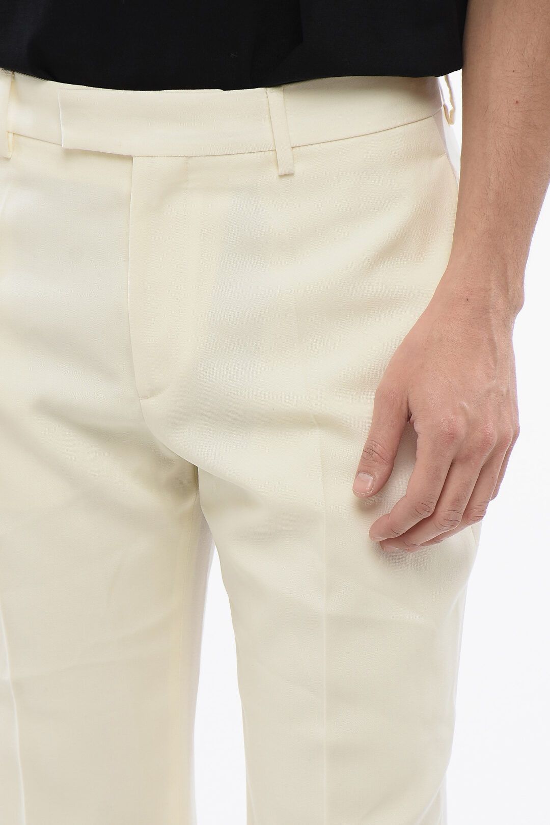 Off-White og1mm1025 Flare Fit Pant in Light Beige Size US 34 / EU 50 - 3 Thumbnail