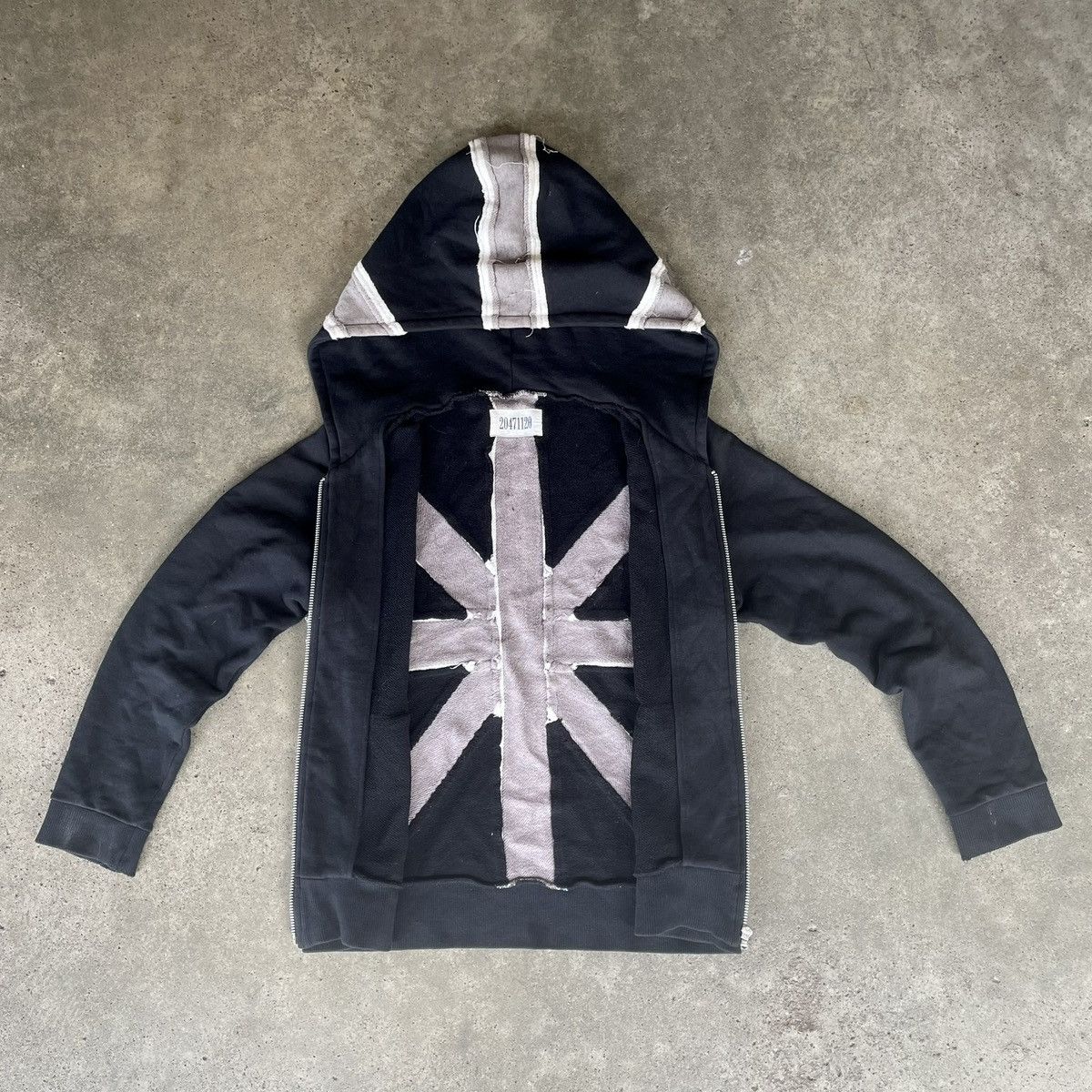20471120 ジャケット 20471120 20471120 A/W00 “Kiss The Past” zip up Union Jack hoodie