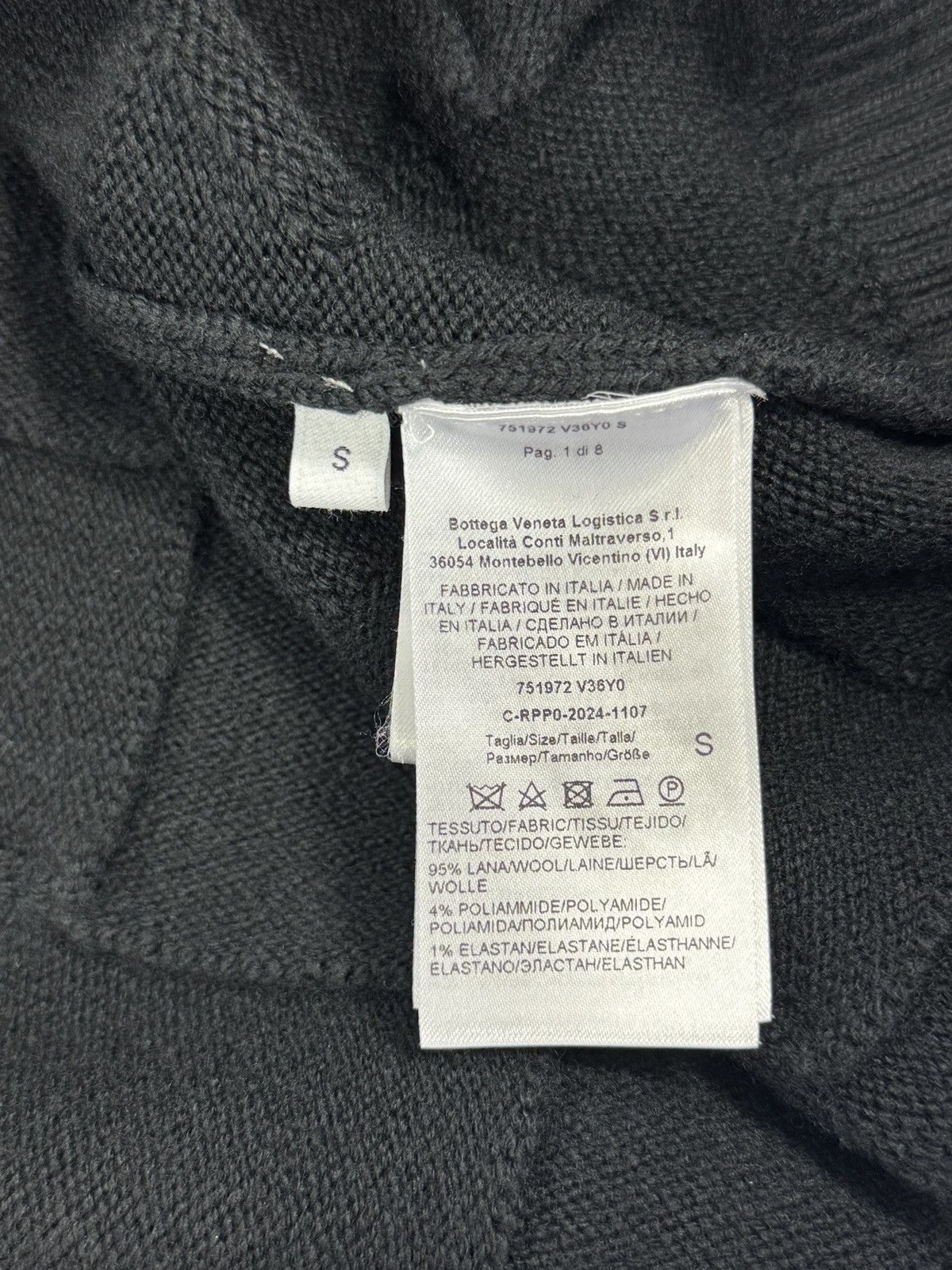 Bottega Veneta WOOL 3D INTRECCIO OVERSIZED SWEATER Size US S / EU 44-46 / 1 - 4 Thumbnail