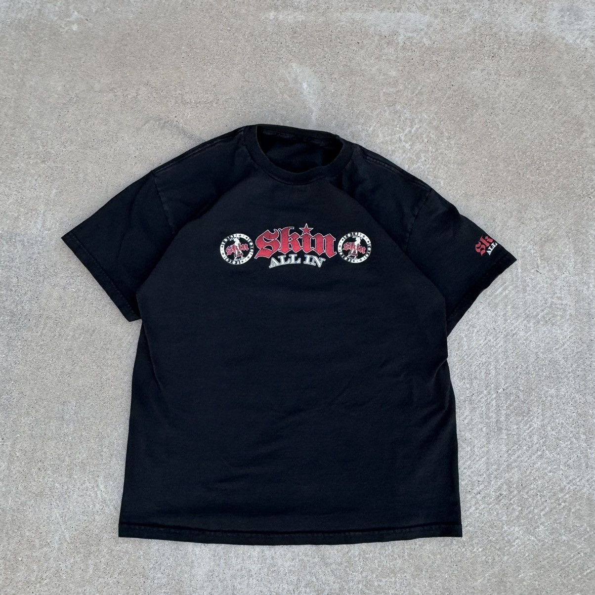 Stussy Vintage 90s Black Porn Star Skater Skin Graphic Tee M-L | Grailed