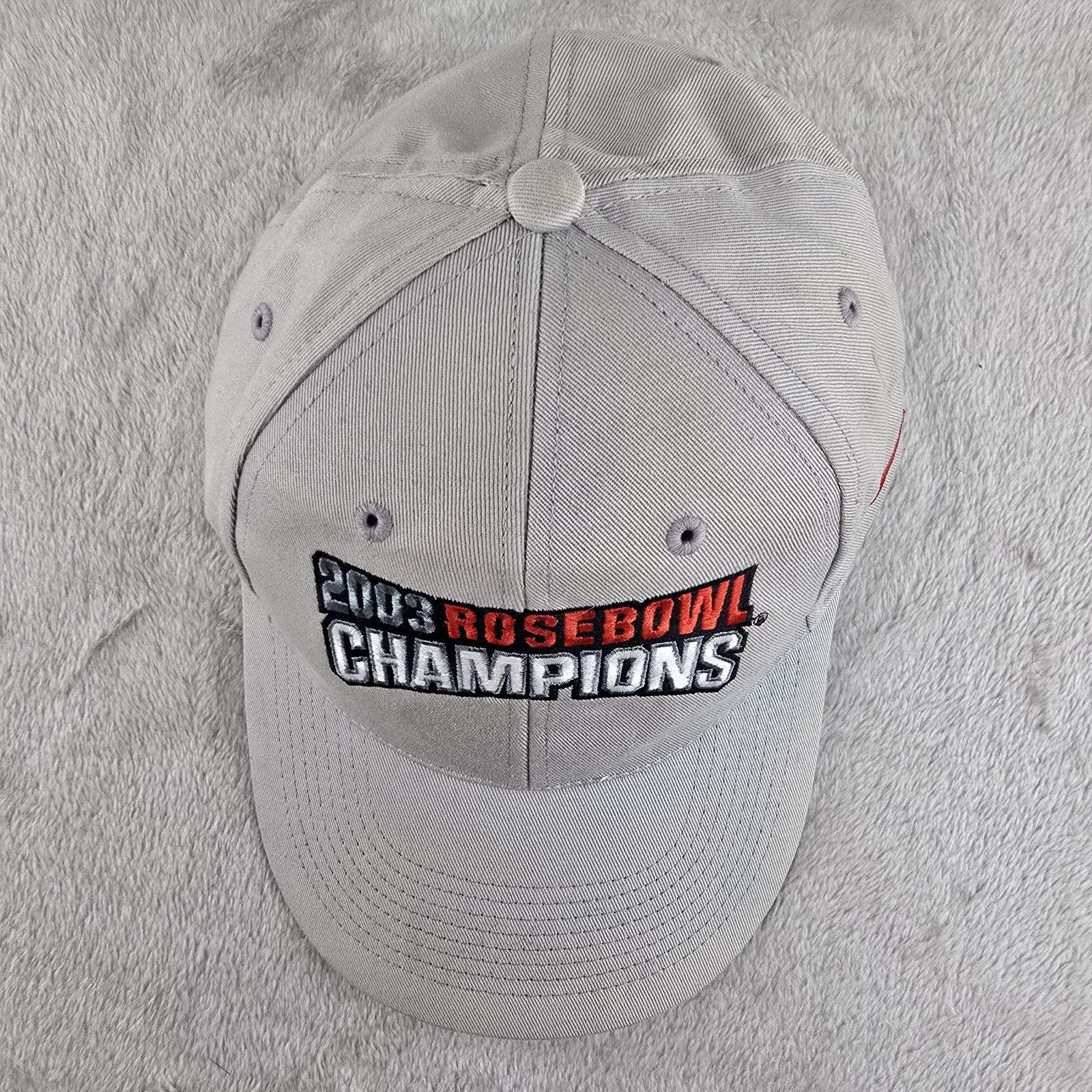 Nike Oklahoma Sooners 2003 Rose Bowl Champions Hat Vintage Y2K Size ONE SIZE - 6 Thumbnail