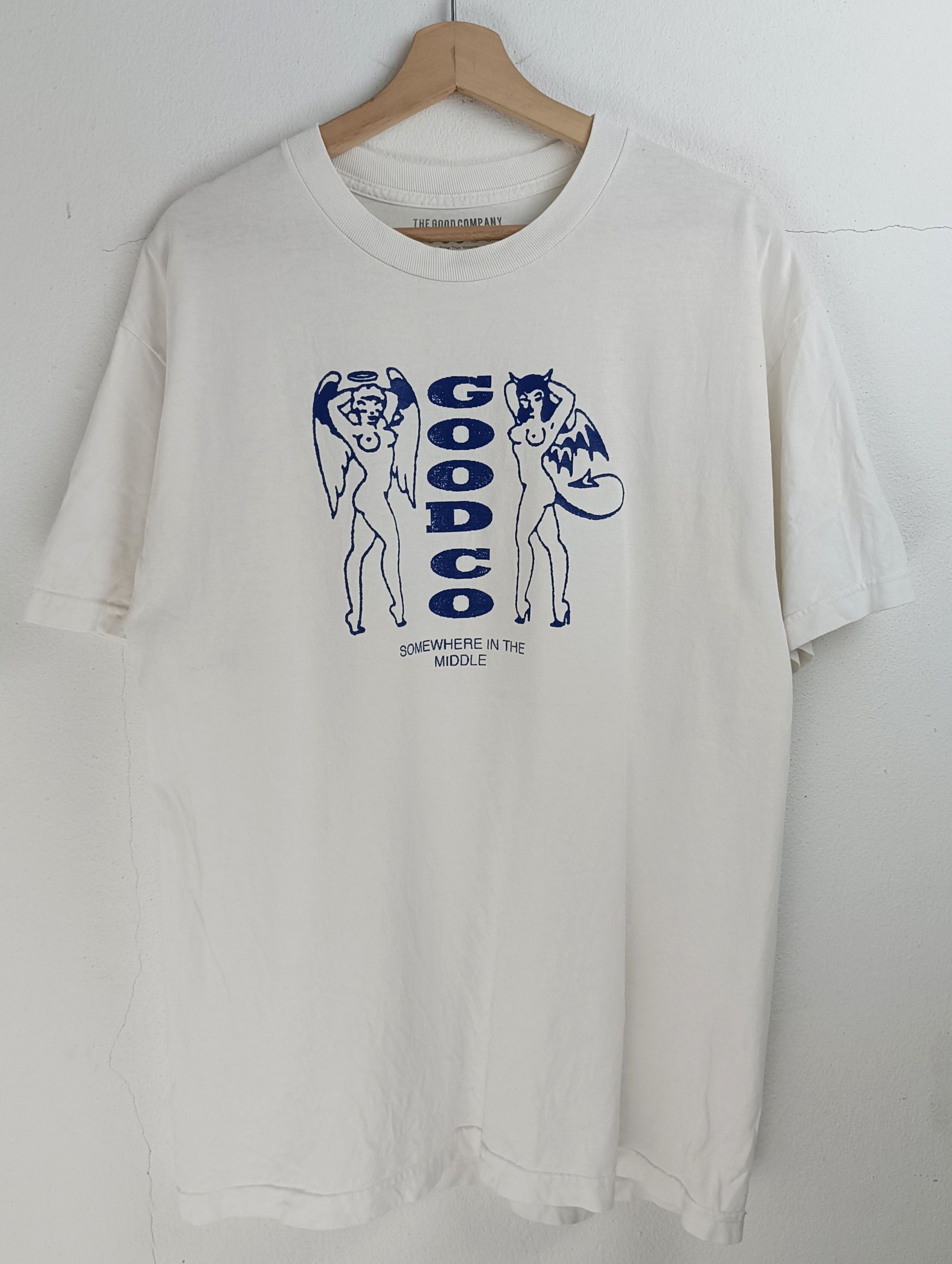 Vintage VINTAGE Y2K THE GOOD COMPANY SEXY DEVIL ADULT TEE VERY RARE Size US L / EU 52-54 / 3 - 3 Thumbnail